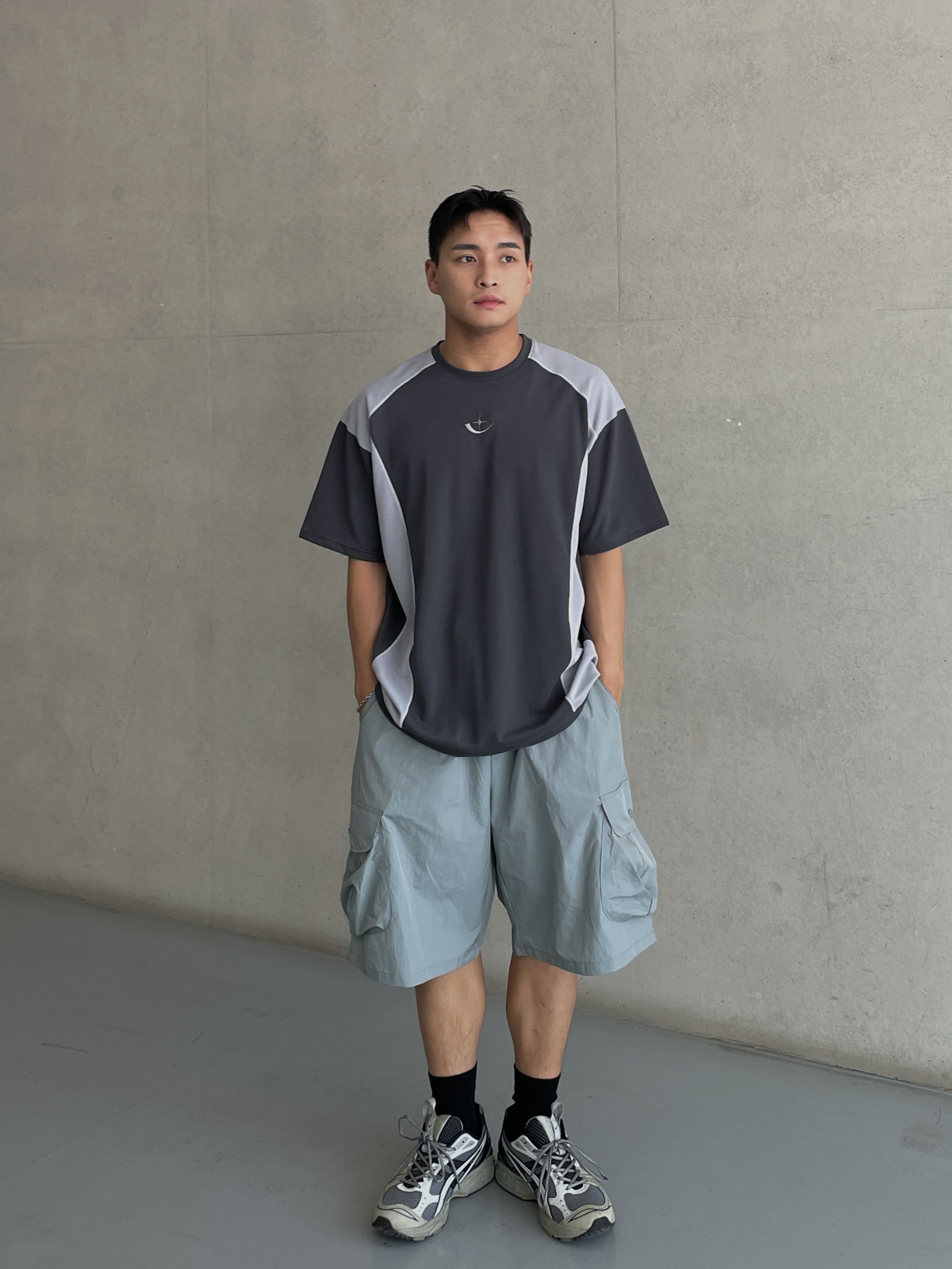Asics UB1-S Gel-Kayano 14 Piedmont Grey 착용 스타일