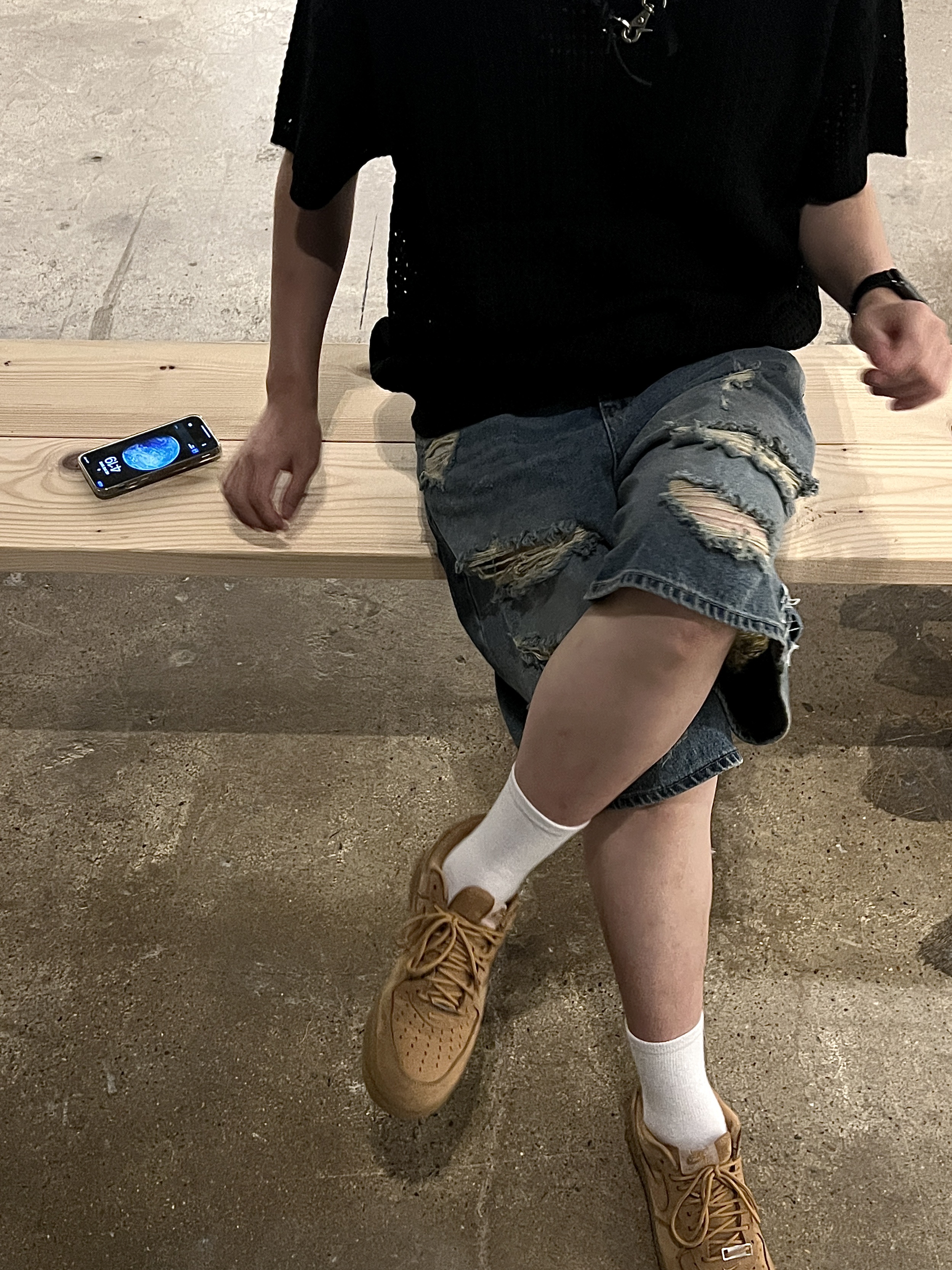 Nike x Supreme Air Force 1 Low Flax 착용 스타일 - 5