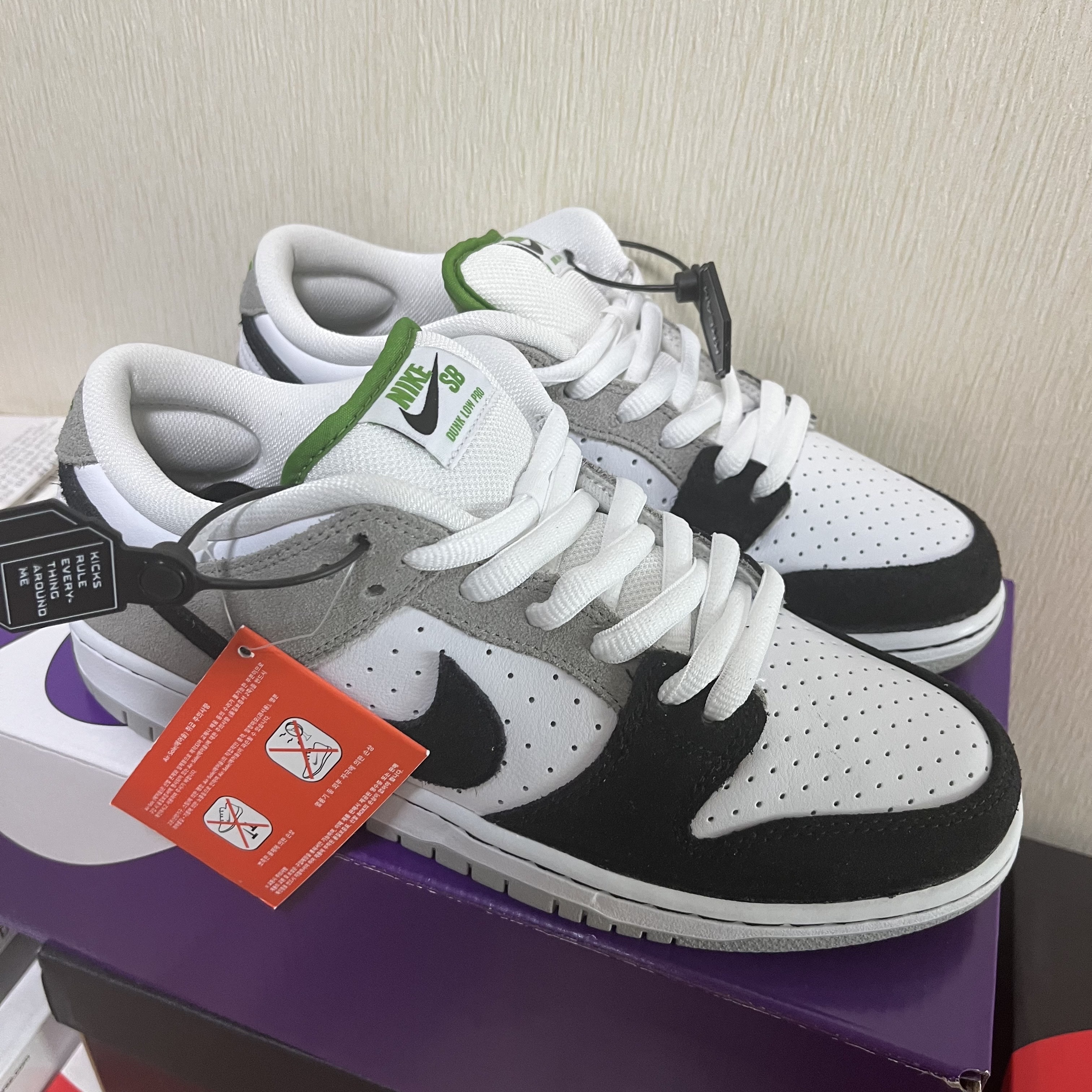 Nike SB Dunk Low Pro Chlorophyll 착용 스타일