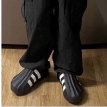 Adidas Adifom Superstar Core Black Cloud White 착용 스타일