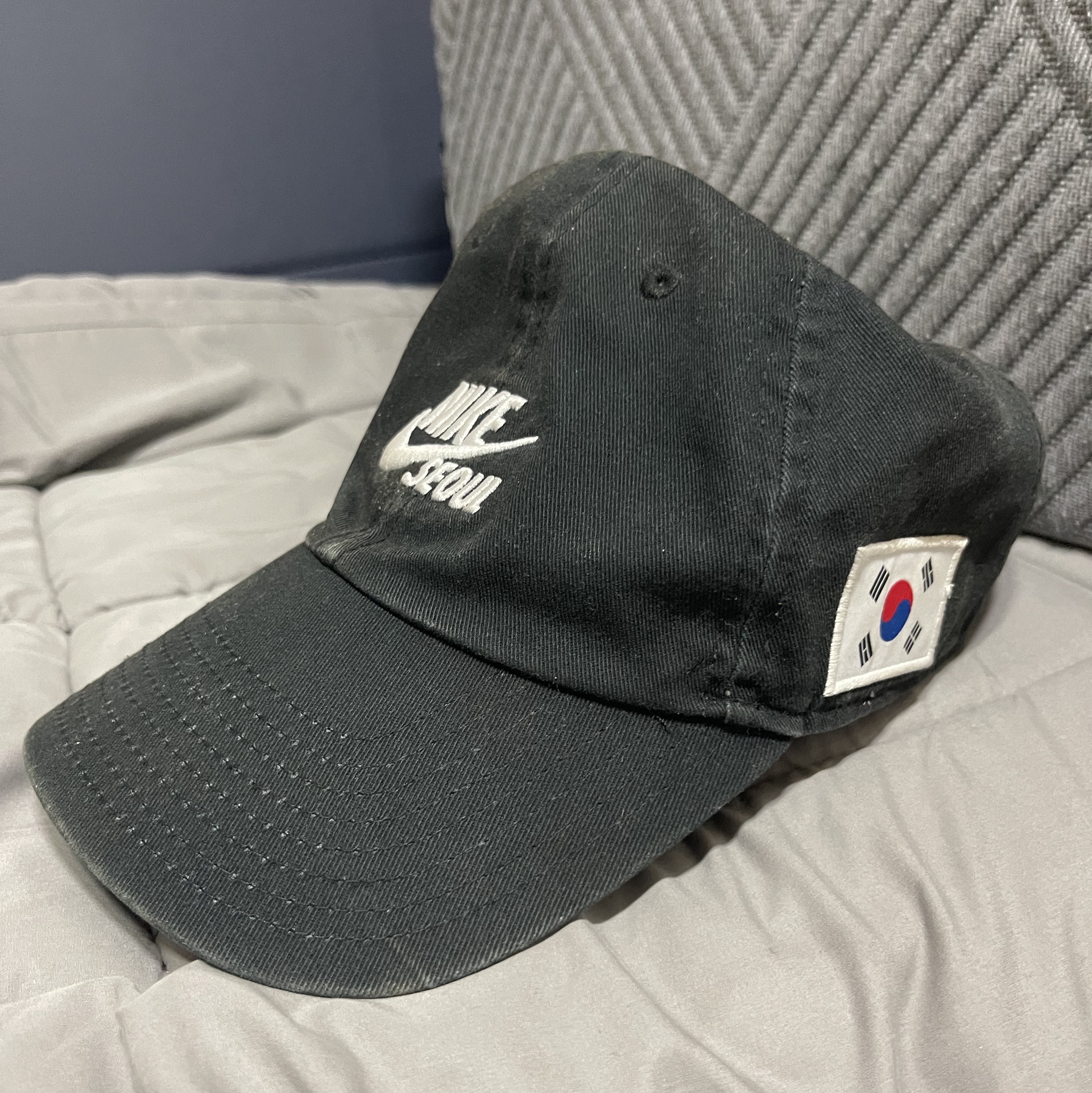 Nike H86 Korea Cap Black 착용 스타일
