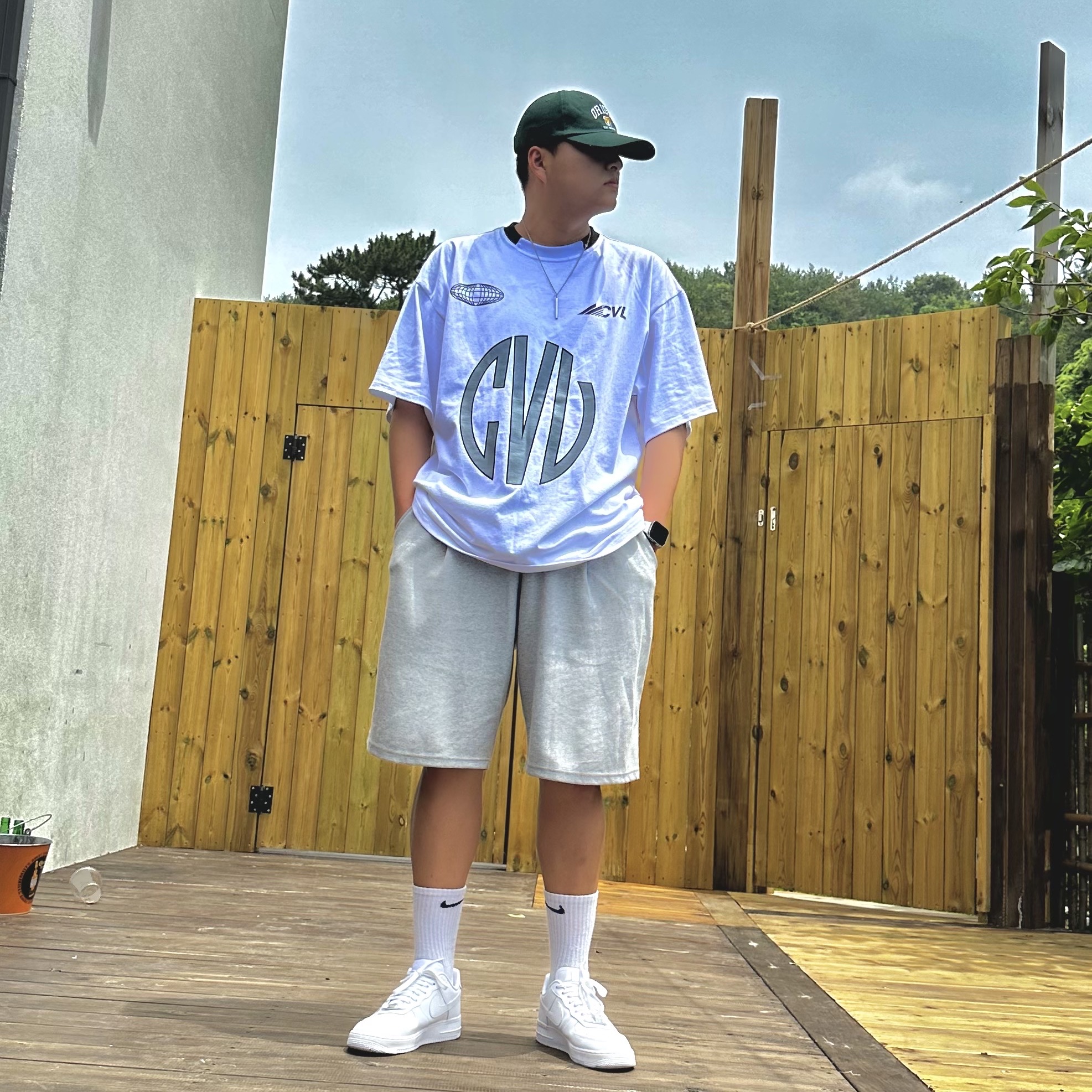 Nike Air Force 1 '07 Low White 착용 스타일