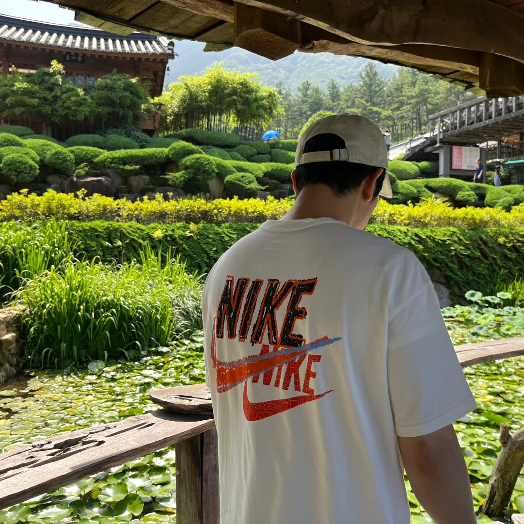 Nike M NRG Dunk '85 T-Shirt Sail - US/EU 착용 스타일