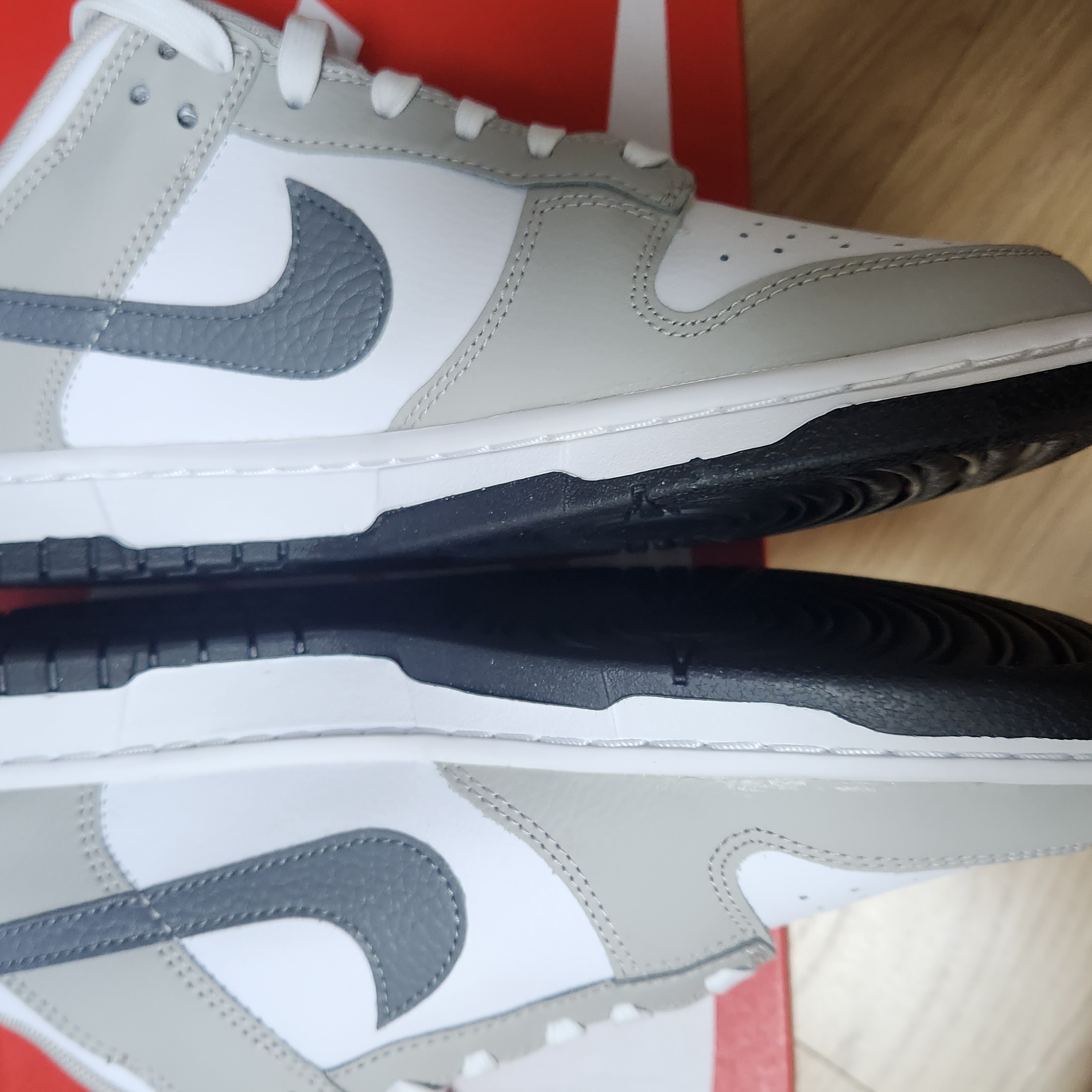 Nike Dunk Low Cool Grey White 착용 스타일 - 3