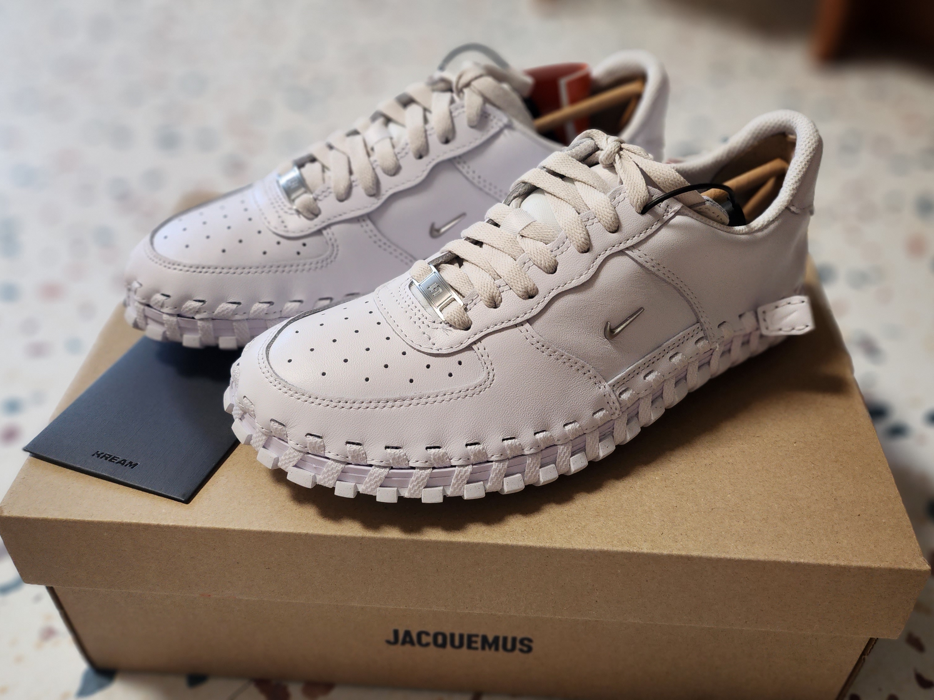 Nike x Jacquemus J Force 1 Low LX SP White 착용 스타일