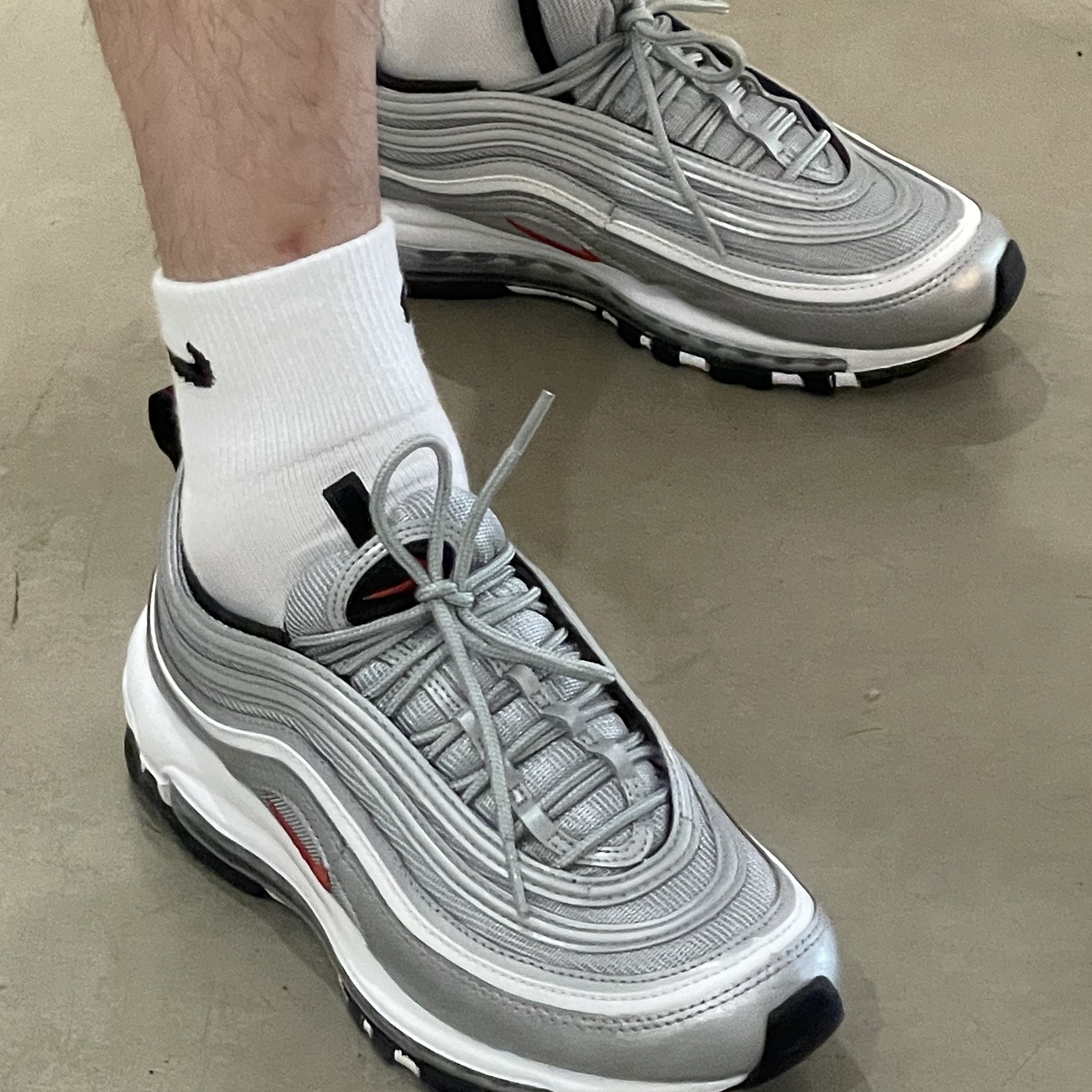 Nike Air Max 97 OG Silver Bullet 2022 착용 스타일