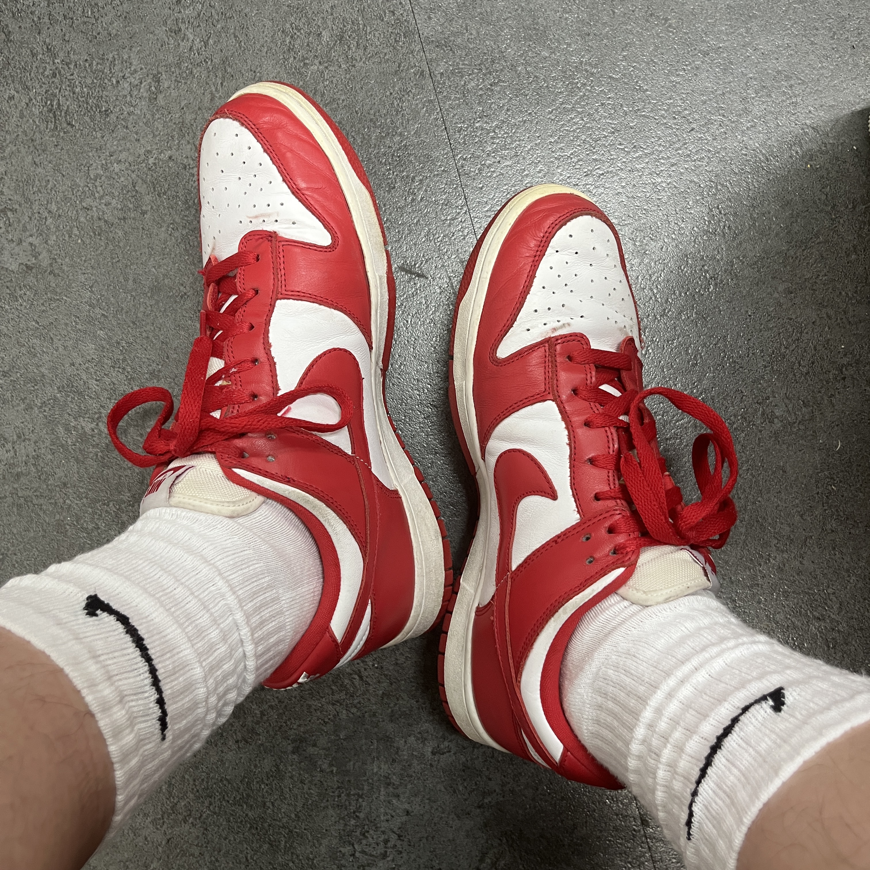 Nike Dunk Low SP University Red 2020 착용 스타일
