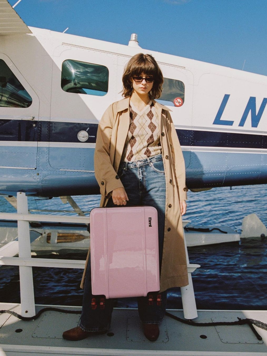 Floyd Cabin Sugar Pink, Floyd Check In Sugar Pink 착용 스타일