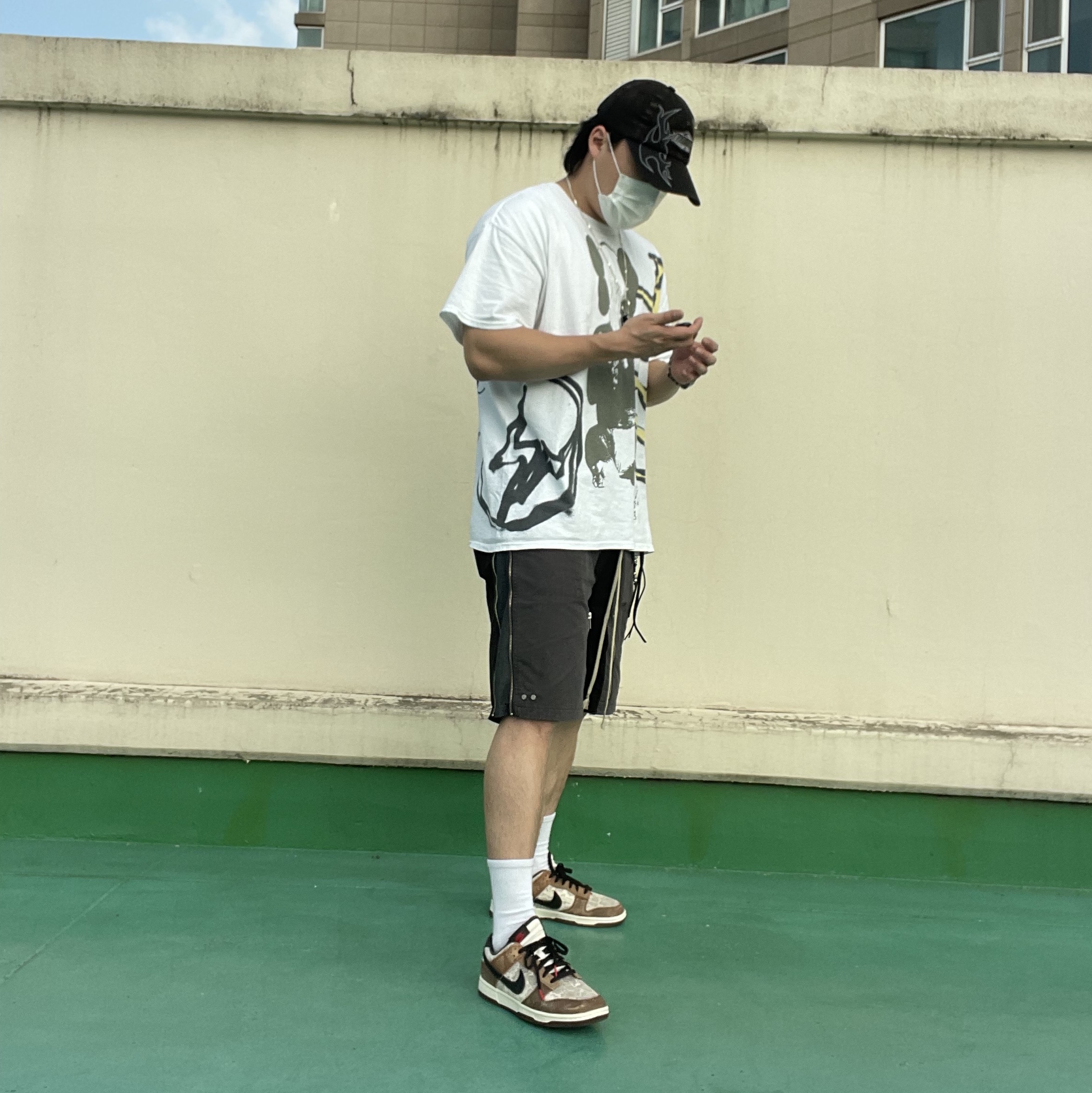 Nike Dunk Low PRM Head to Head, Supreme Metal Lighter Holster - 19SS 착용 스타일 - 3