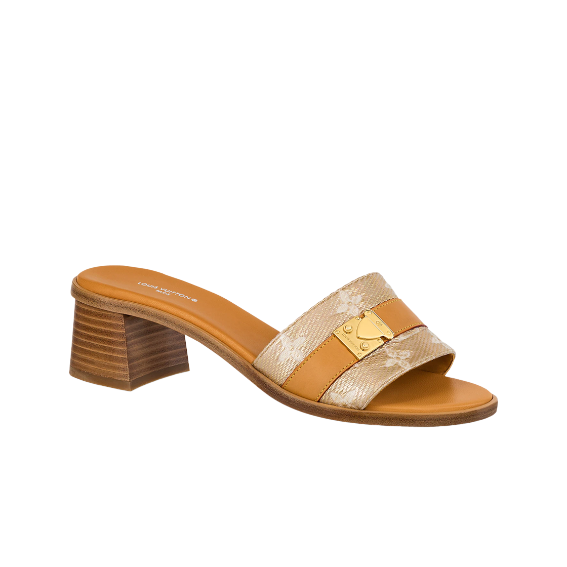 (W) 루이비통 락 잇 뮬 모노그램 골드((W) Louis Vuitton Lock it Mule Monogram Gold) - 1