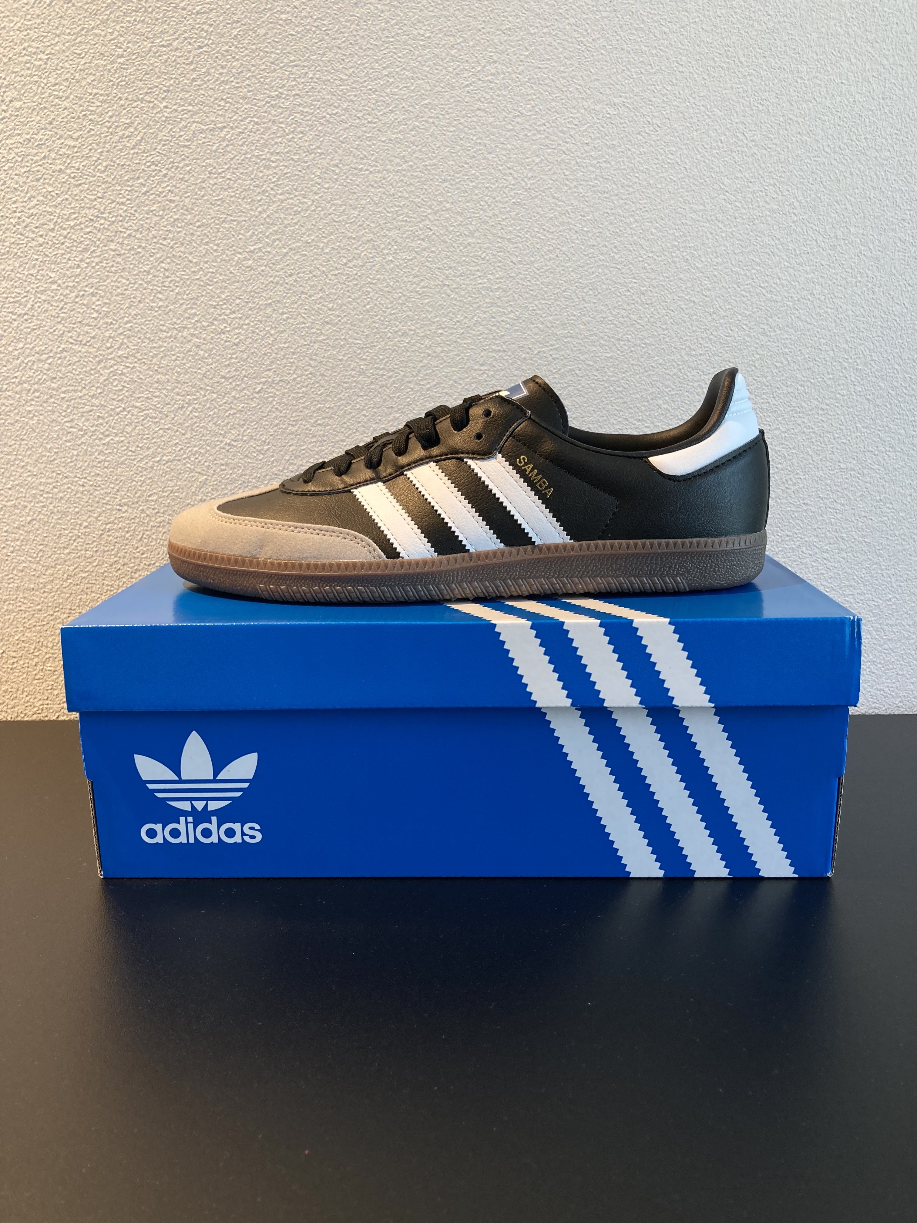 Adidas Samba Vegan Black White 착용 스타일 - 5