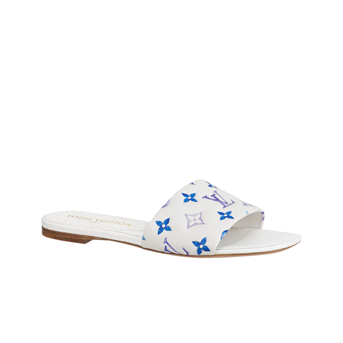 (W) 루이비통 리바이벌 플랫 뮬 블루((W) Louis Vuitton Revival Flat Mule Blue) - 1