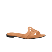 (W) Louis Vuitton LV Isola Flat Mule Nude