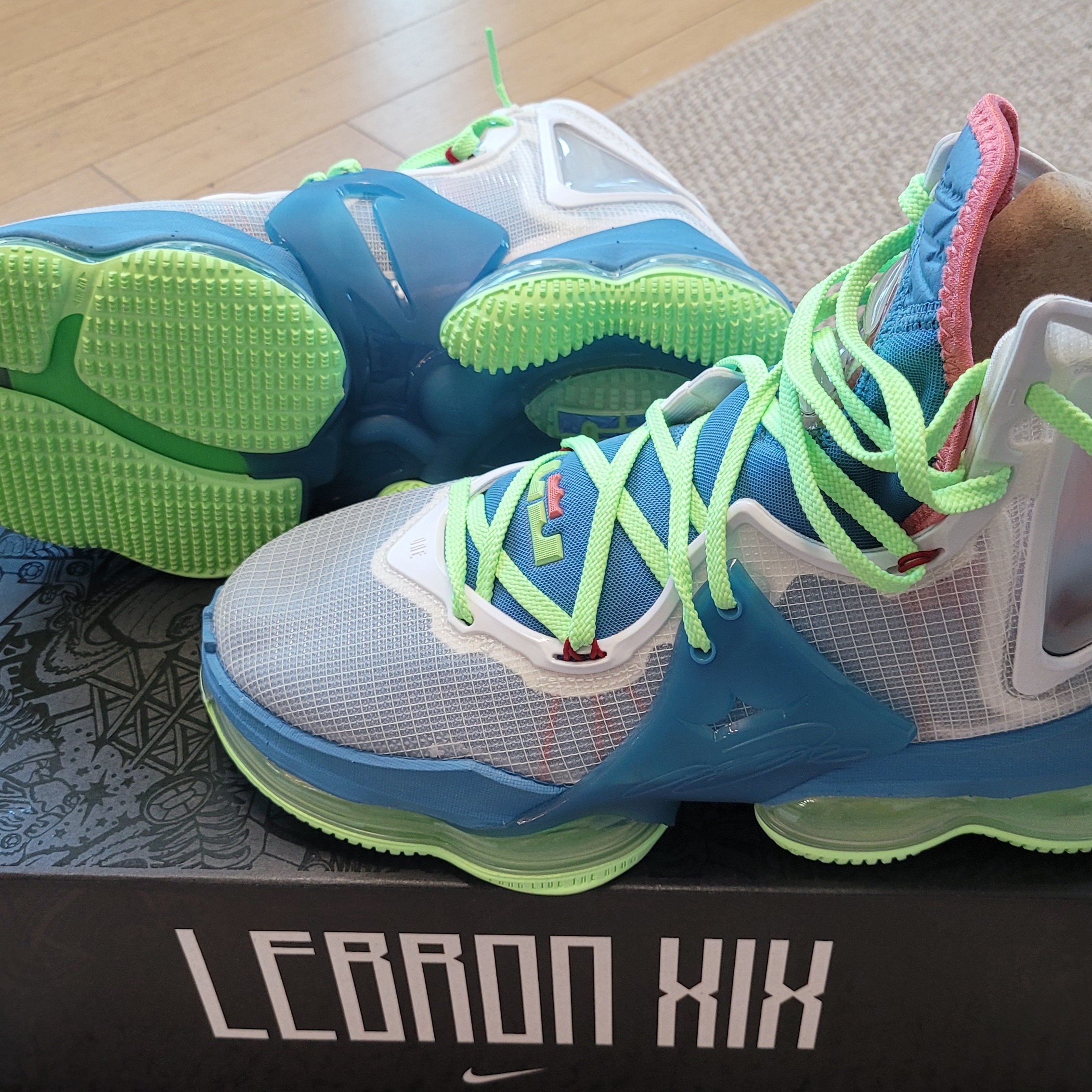 Nike LeBron XIX Tropical 착용 스타일 - 2