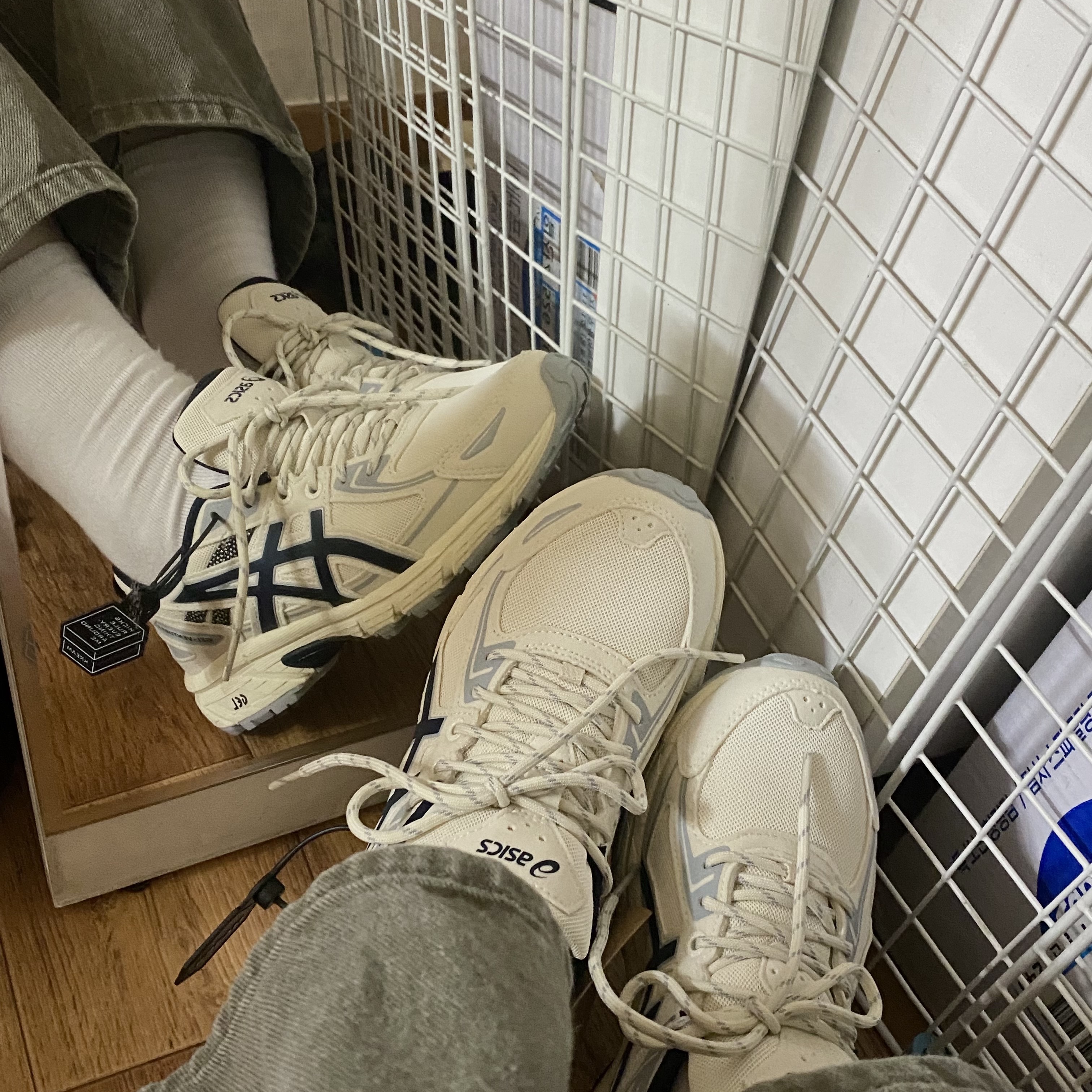 Asics Gel-Venture 6 SPS Birch French Blue 착용 스타일