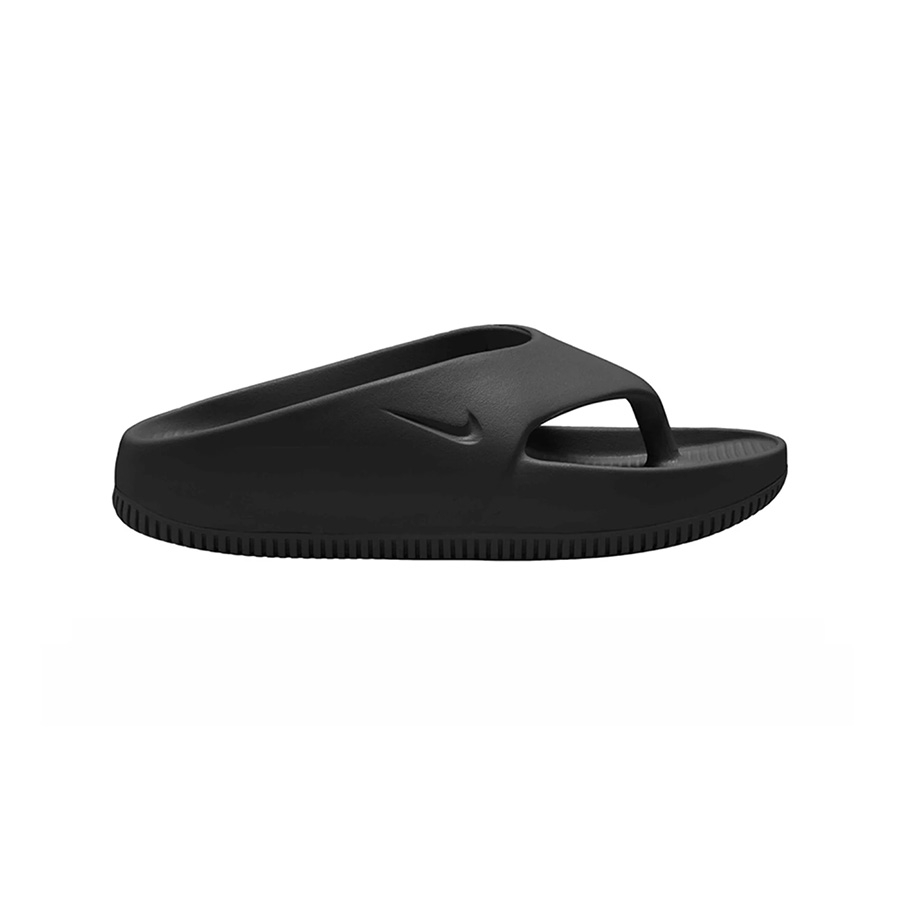 (W) Nike Calm Slide Sail, Nike Calm Slide Black 착용 스타일 - 4