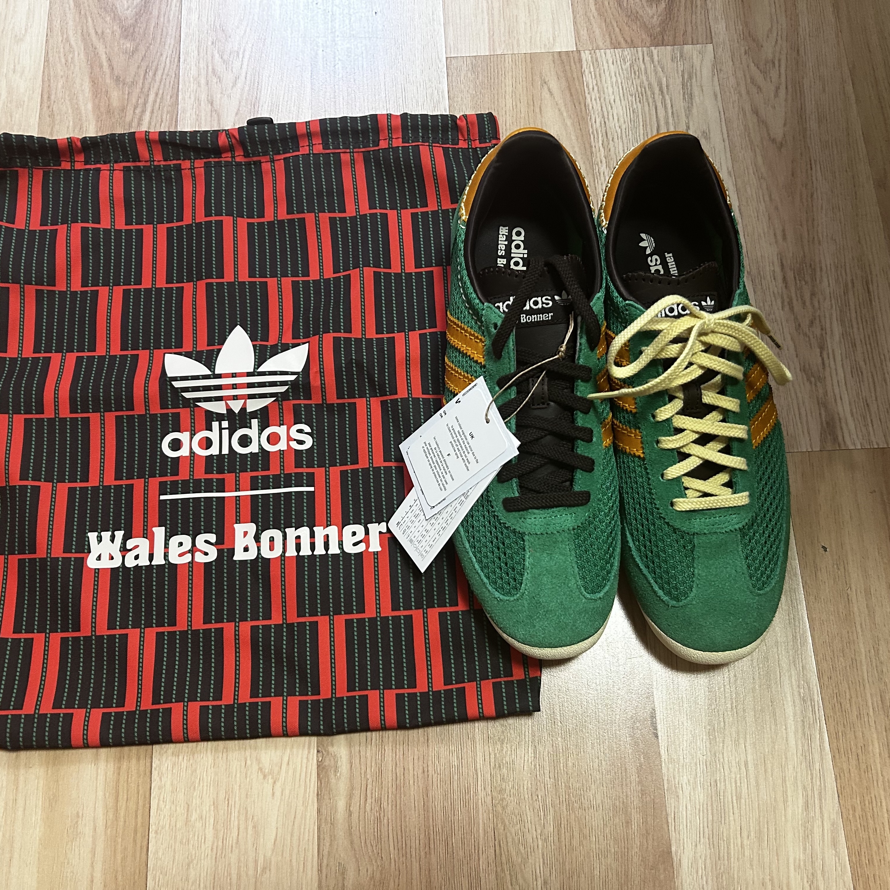 Adidas x Wales Bonner SL 72 Knit Green 착용 스타일 - 5