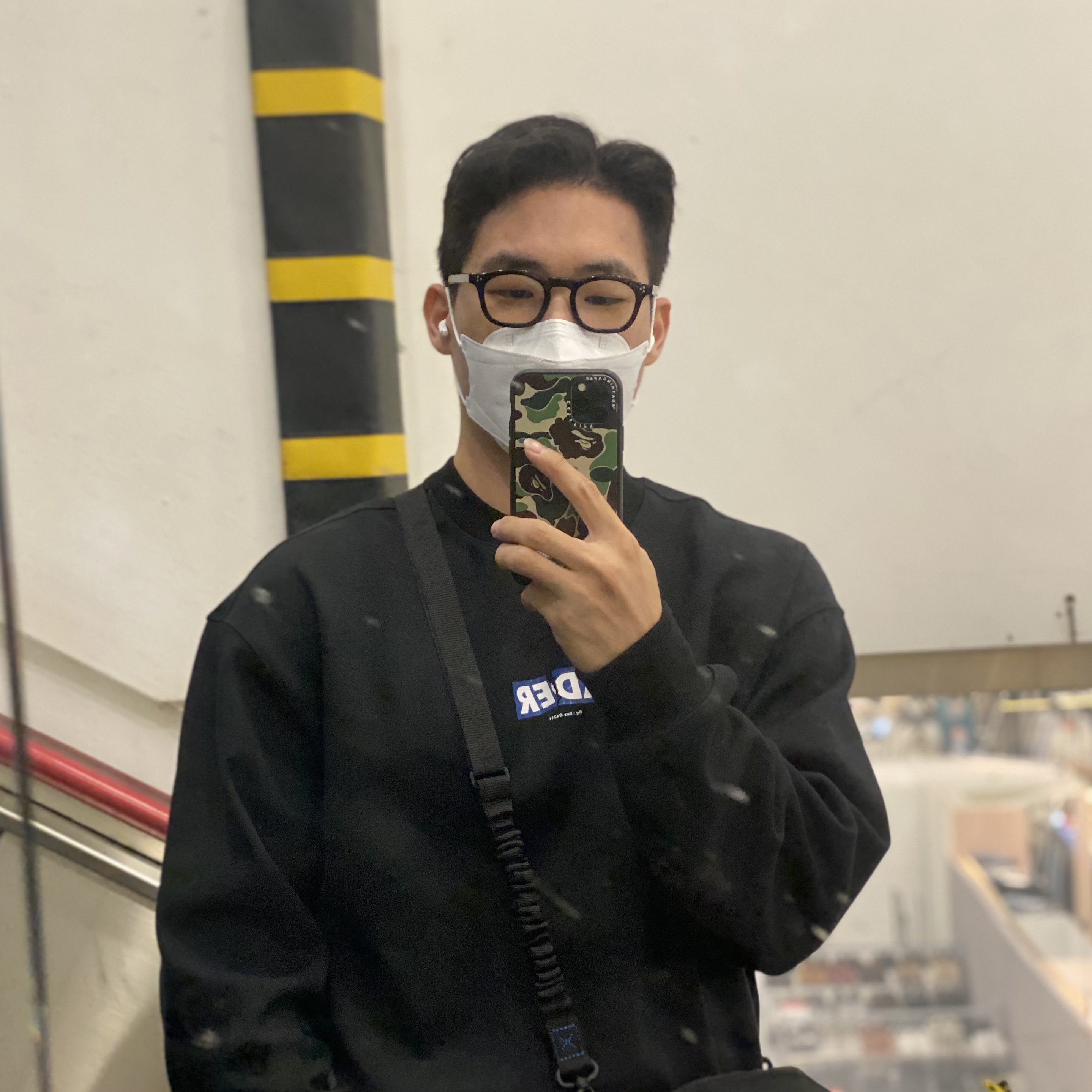 Ader Error Og; Box @4211 Sweatshirt Noir, Ader Error x Eastpak Shoulder Bag Black 착용 스타일