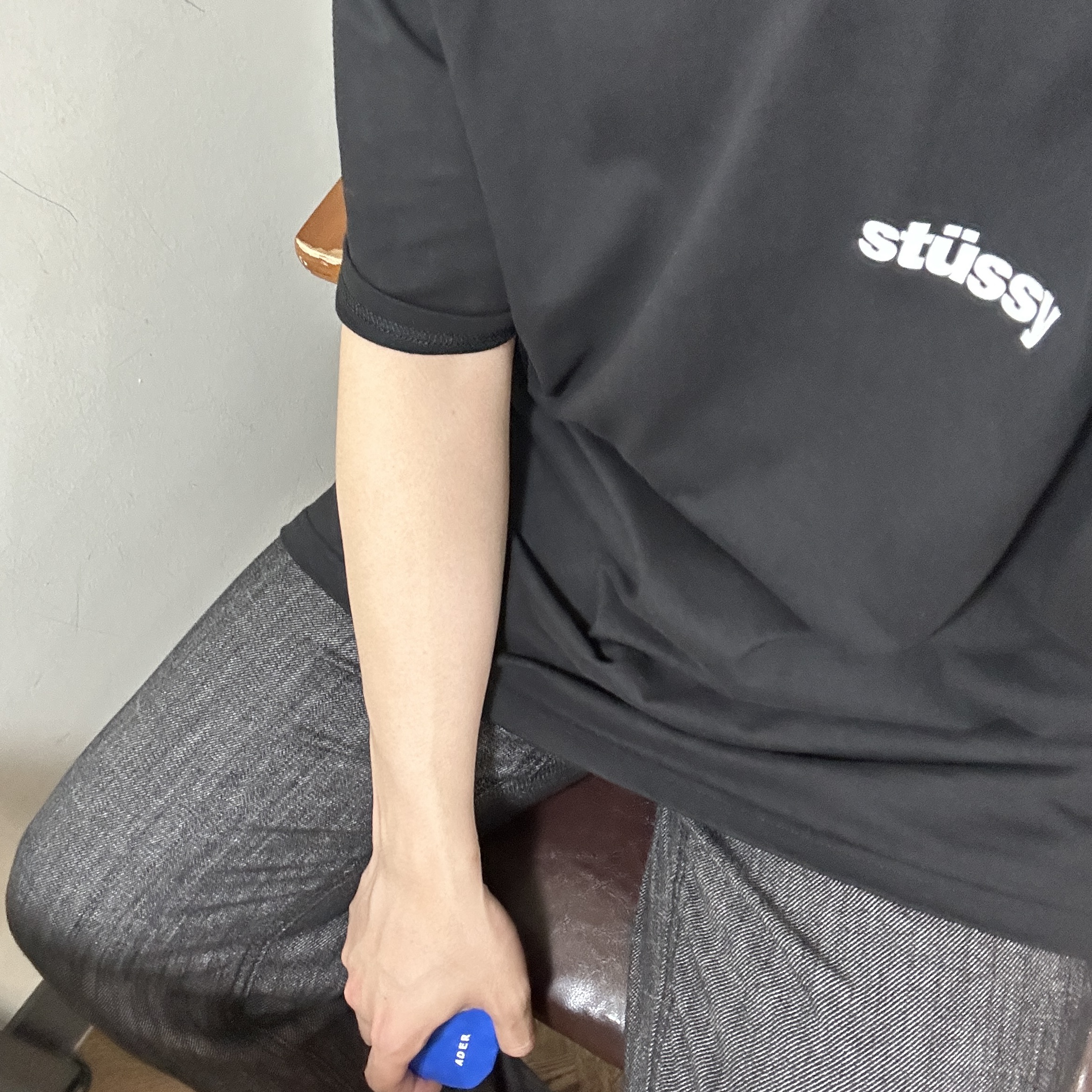 Stussy Popsicle T-Shirt Black, Casetify x Ader Error Wavy Collectable AirPods Pro 1st/2nd gen Case Blue 착용 스타일