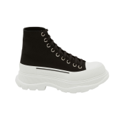 Alexander McQueen Tread Slick Boot Black White