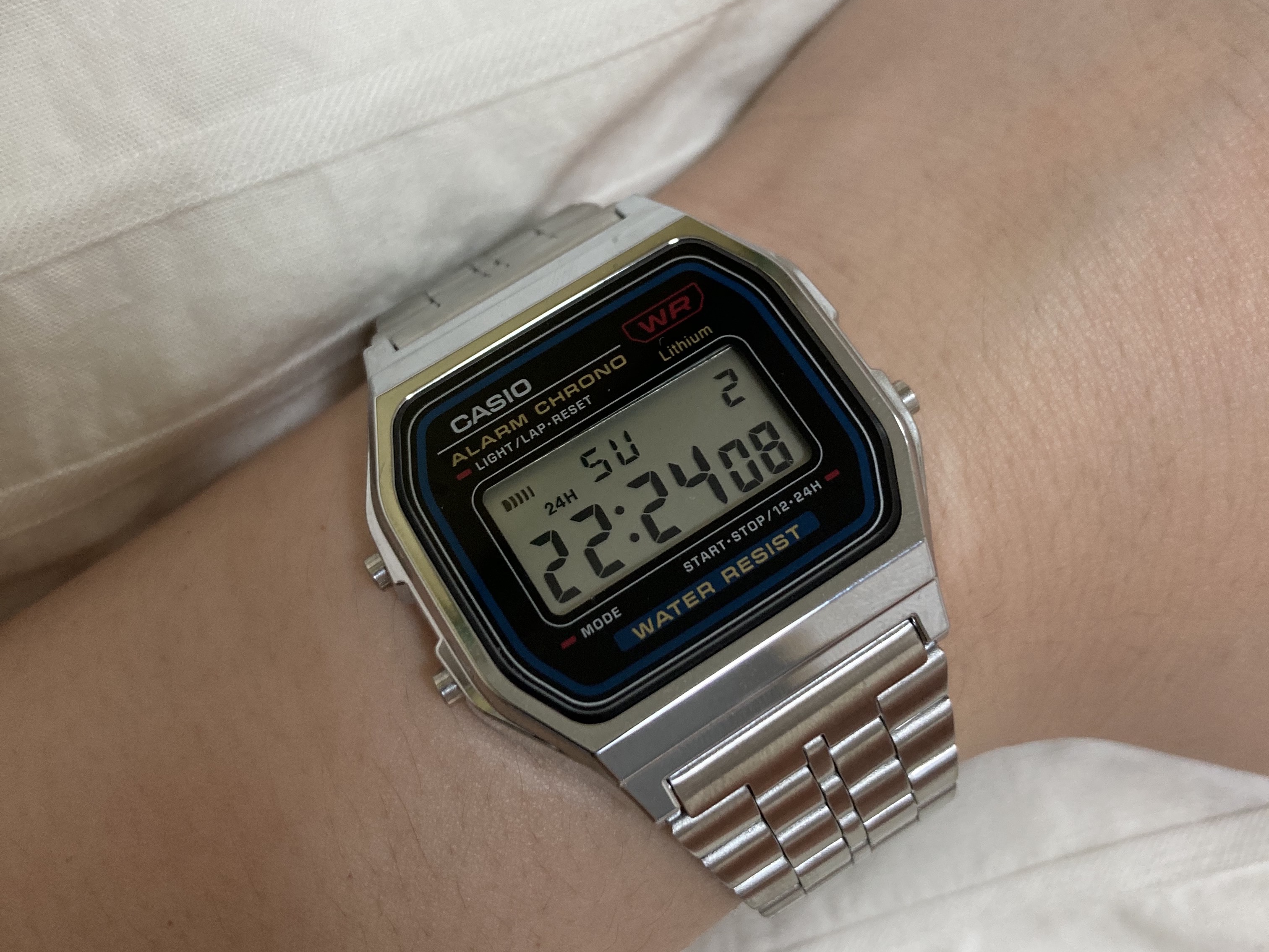 Casio A-159WA-N1 착용 스타일 - 2