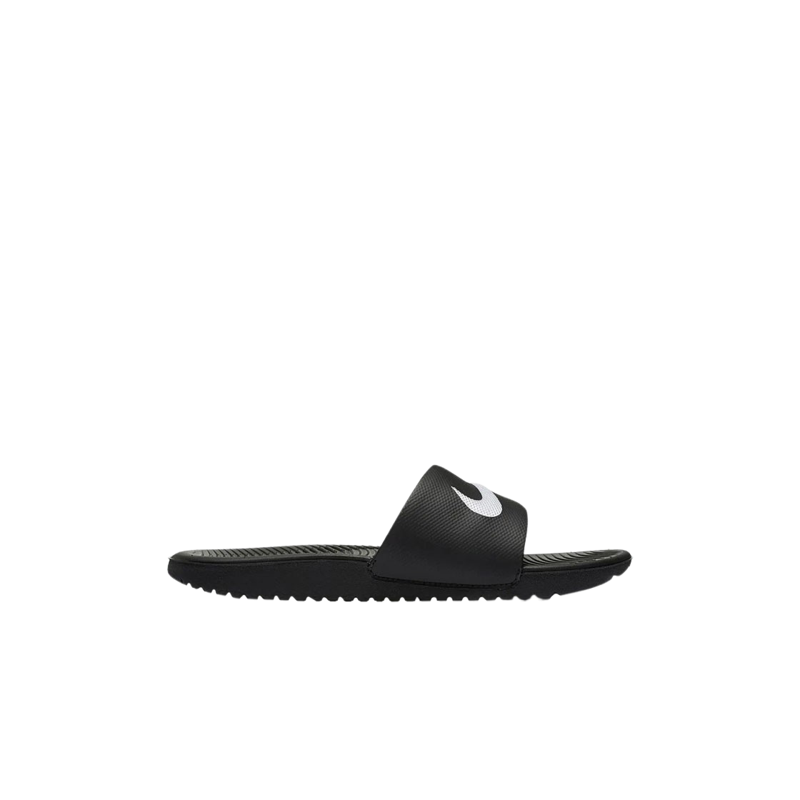 (GS/PS) 나이키 카와 슬라이드 블랙 화이트((GS/PS) Nike Kawa Slide Black White)