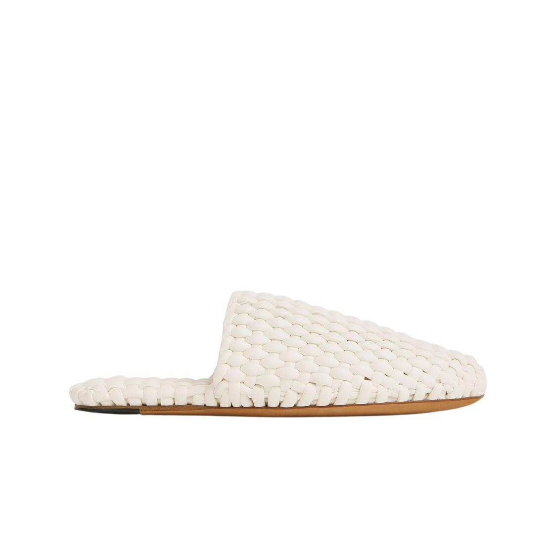 보테가 베네타 스퀴드 슬리퍼 화이트