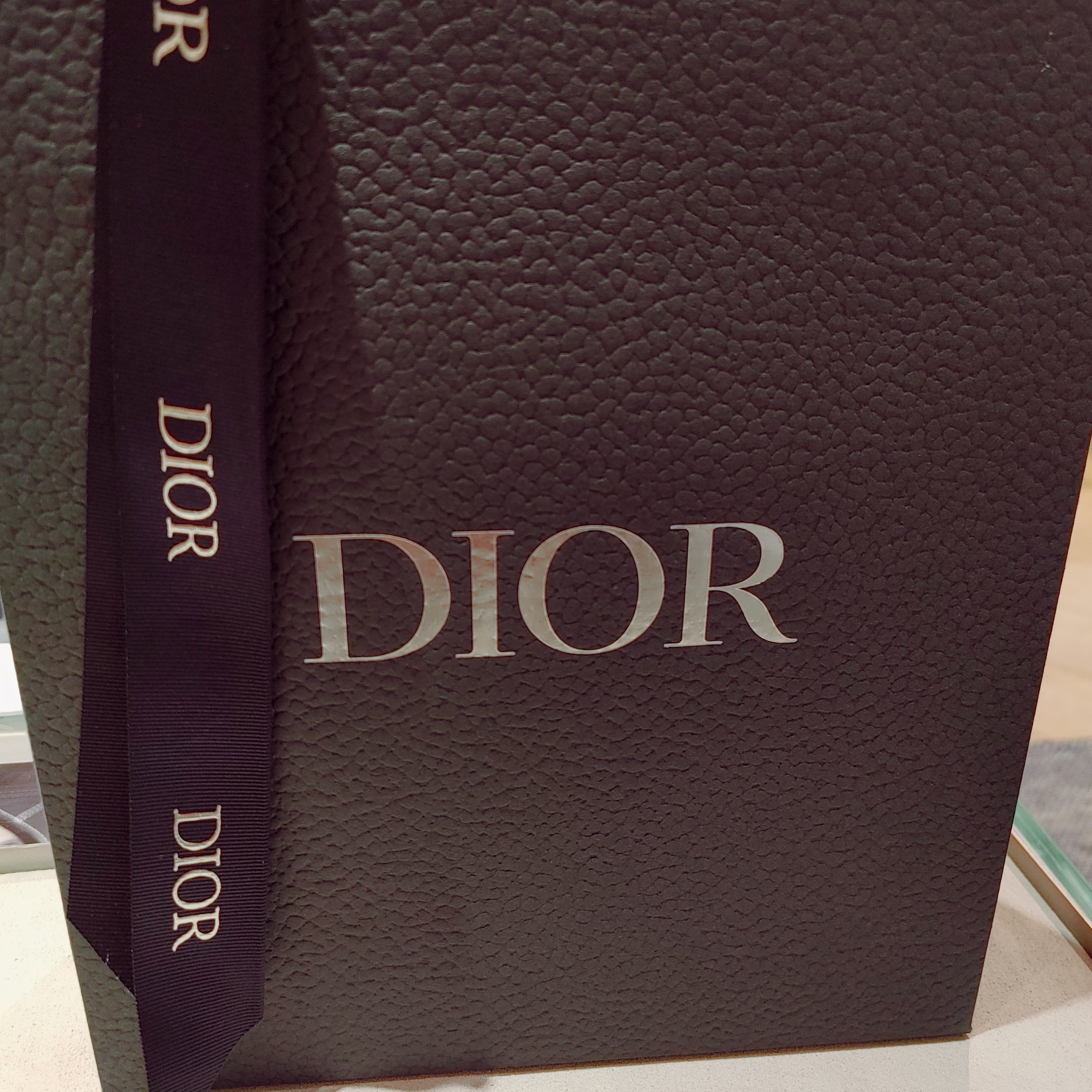 Dior Vertical Long Wallet Black Dior Oblique Jacquard 착용 스타일 - 3