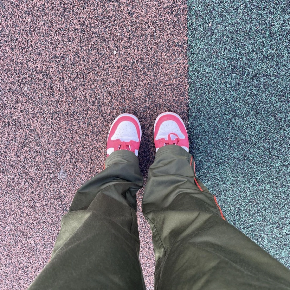 (PS) Nike Dunk Low Archeo Pink 착용 스타일