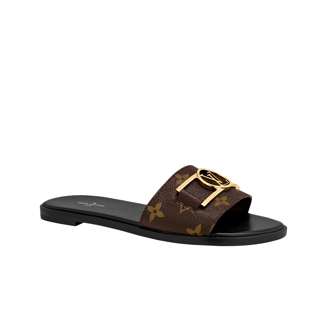 (W) 루이비통 락 잇 플랫 뮬 모노그램((W) Louis Vuitton Lock it Flat Mule Monogram) - 1