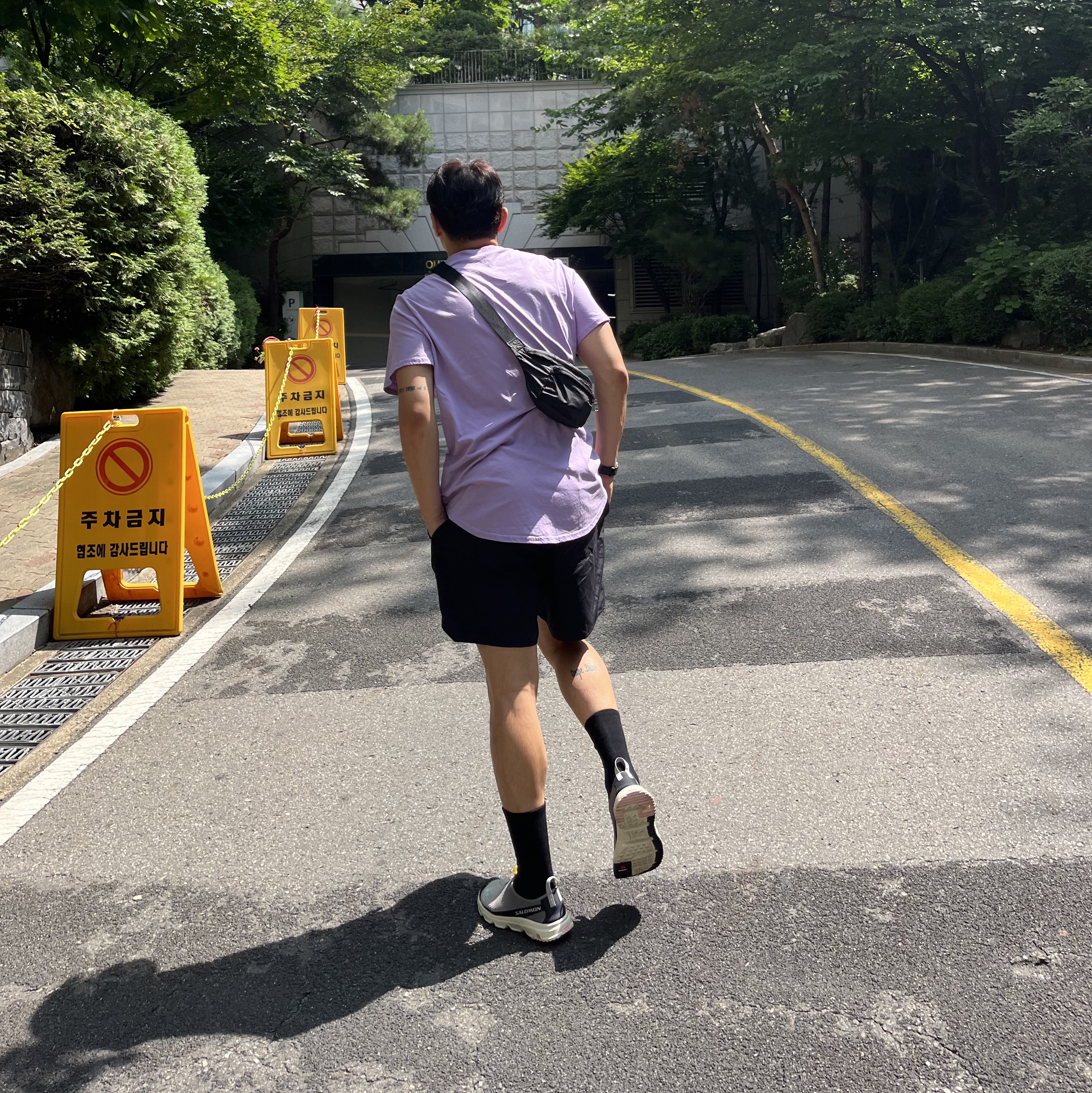 Salomon RX Moc 3.0 Pewter Desert 착용 스타일