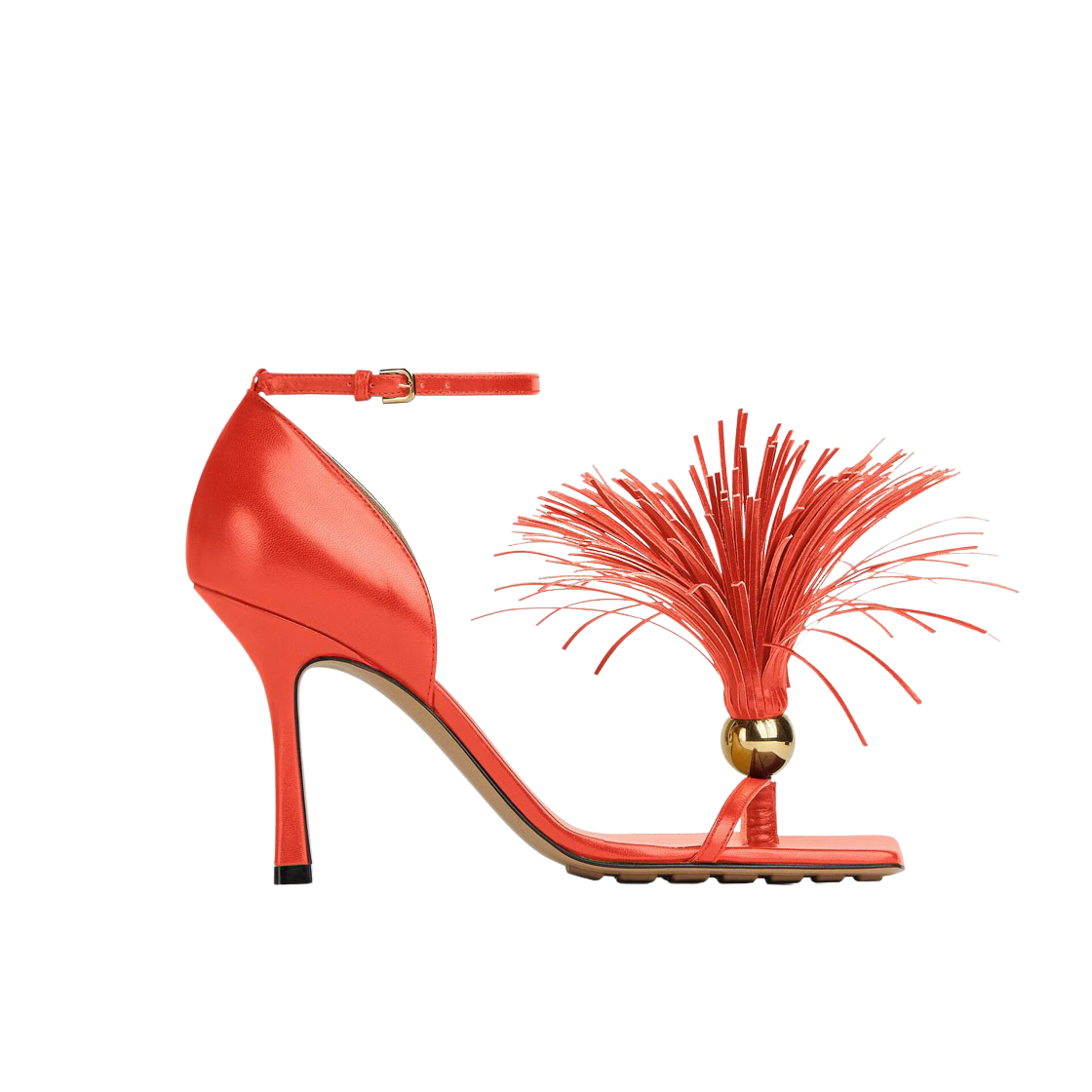 (W) 보테가 베네타 스트레치 스트랩 샌들 선버스트((W) Bottega Veneta Stretch Strap Sandal Sunburst) - 1