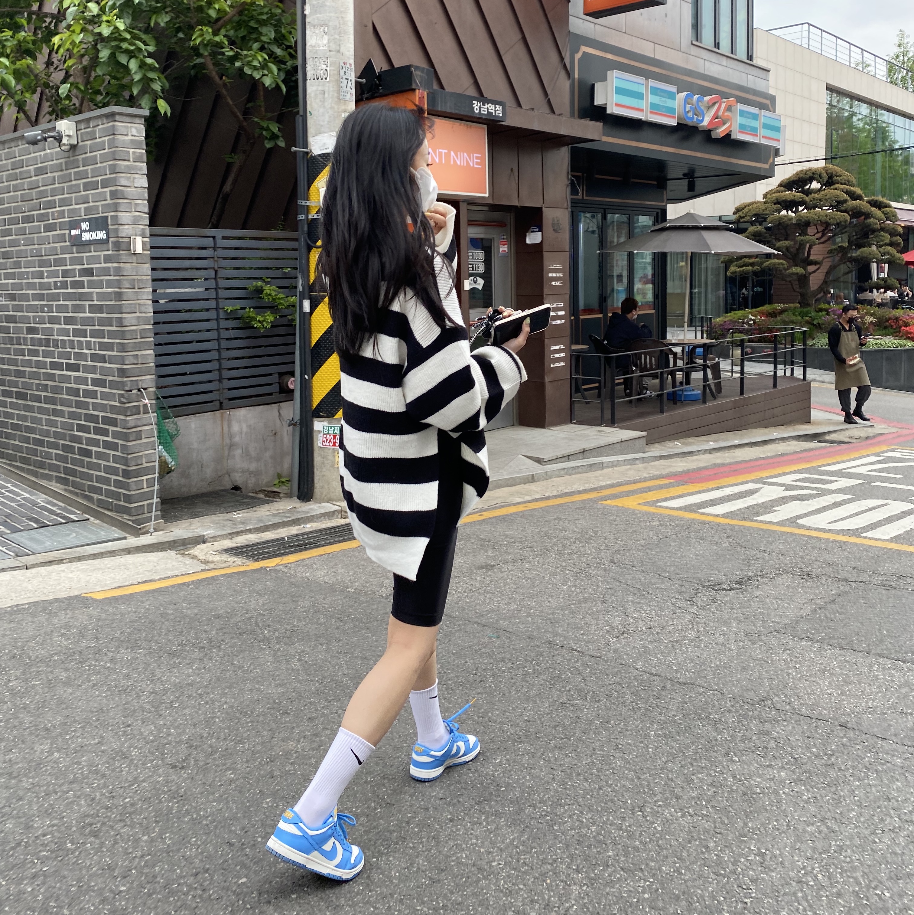 (W) Nike Dunk Low Coast 착용 스타일 - 3