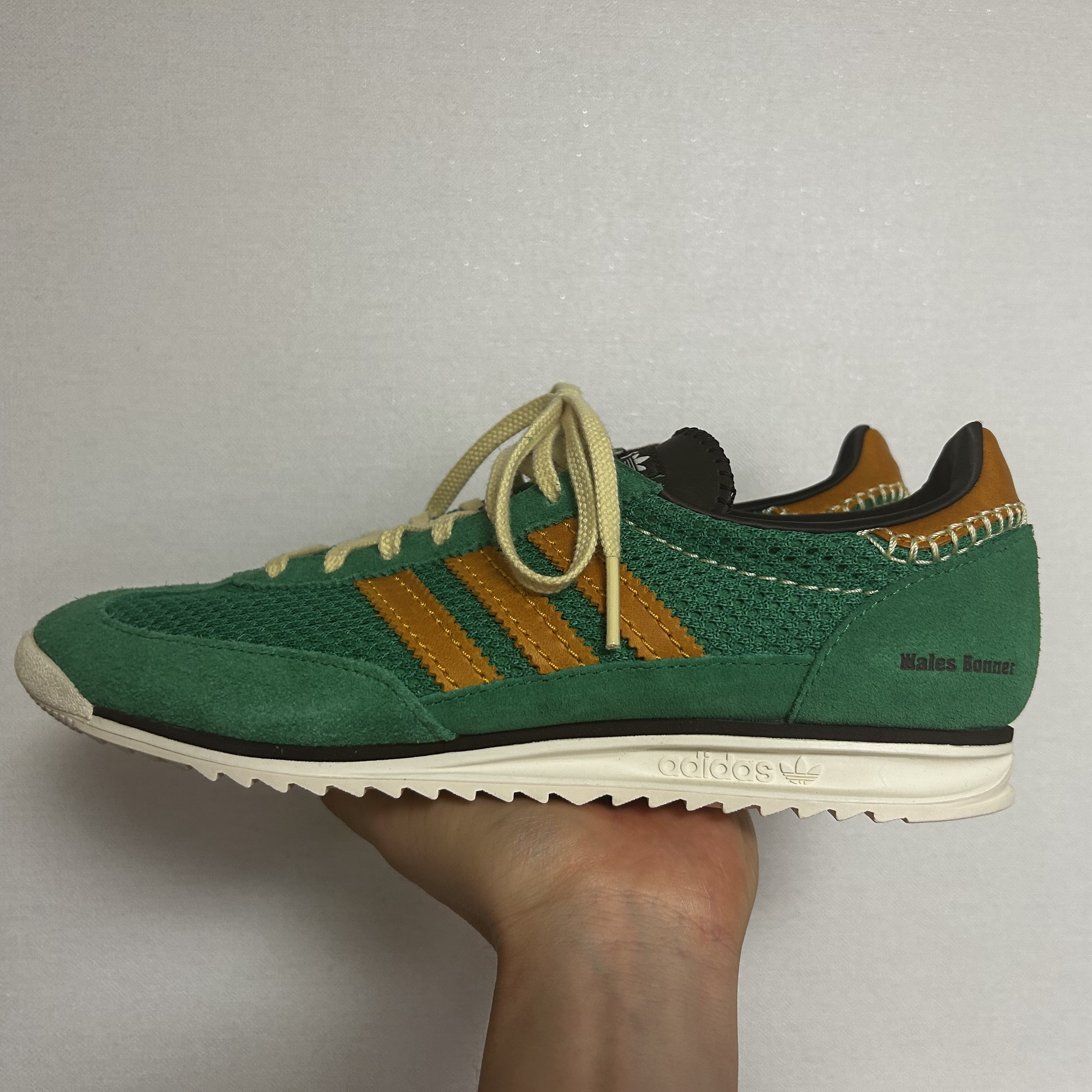Adidas x Wales Bonner SL 72 Knit Green 착용 스타일 - 1