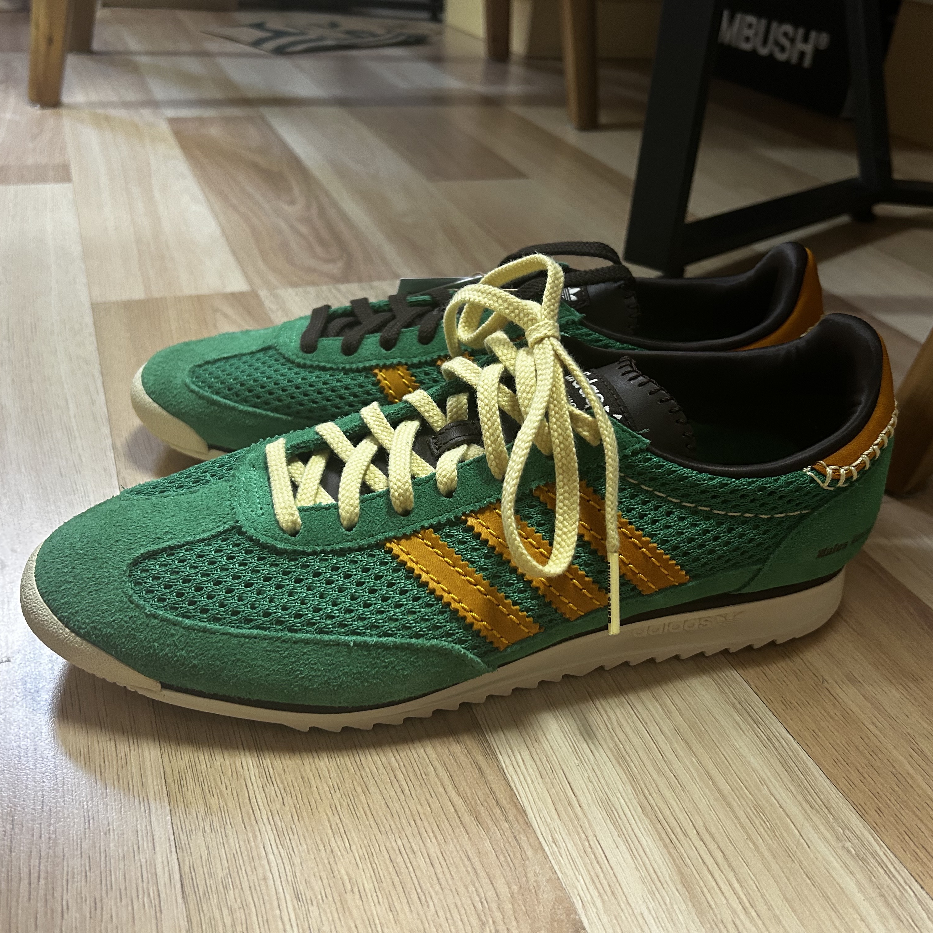 Adidas x Wales Bonner SL 72 Knit Green 착용 스타일 - 4