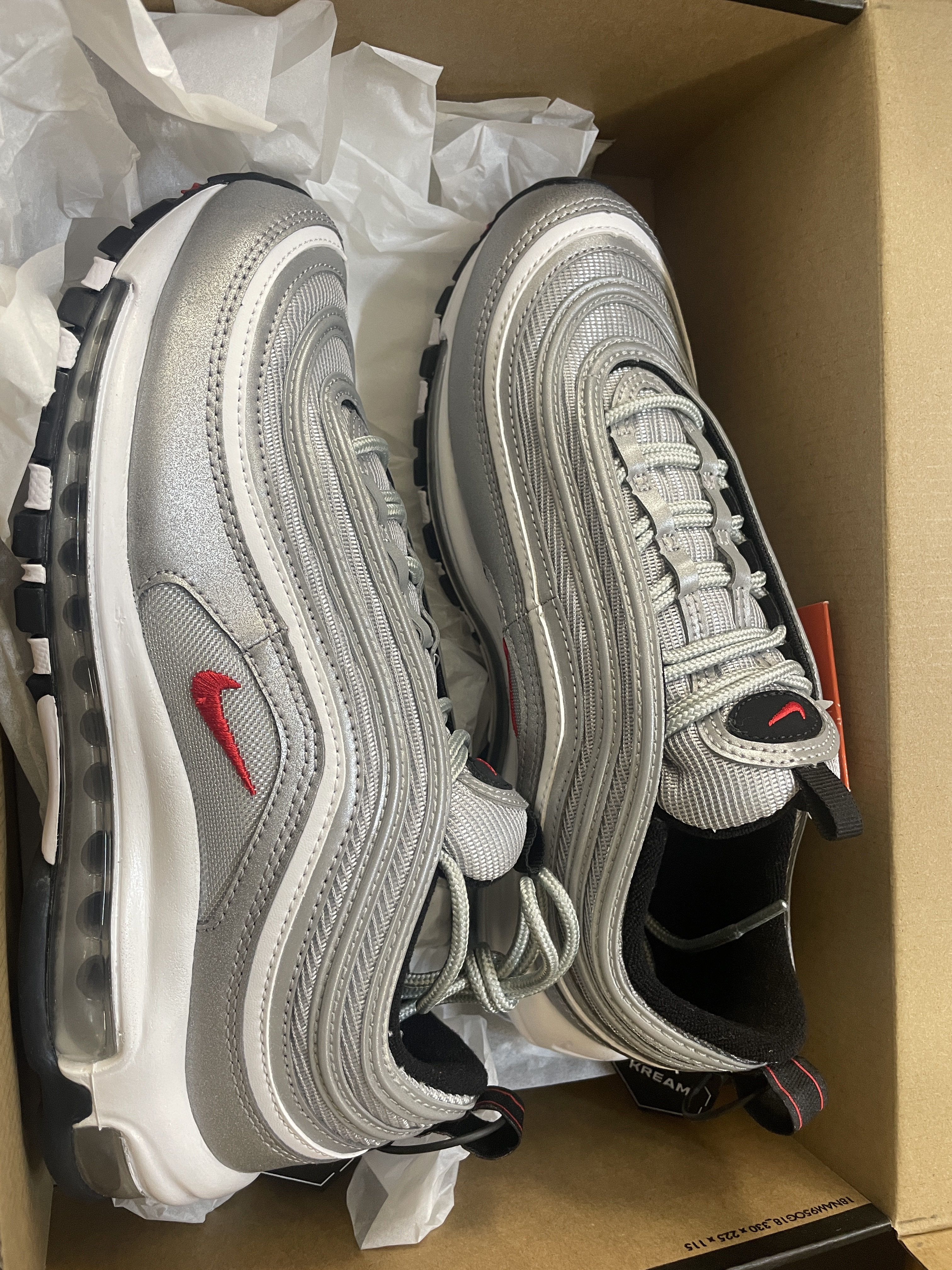 Nike Air Max 97 OG Silver Bullet 2022 착용 스타일 - 1