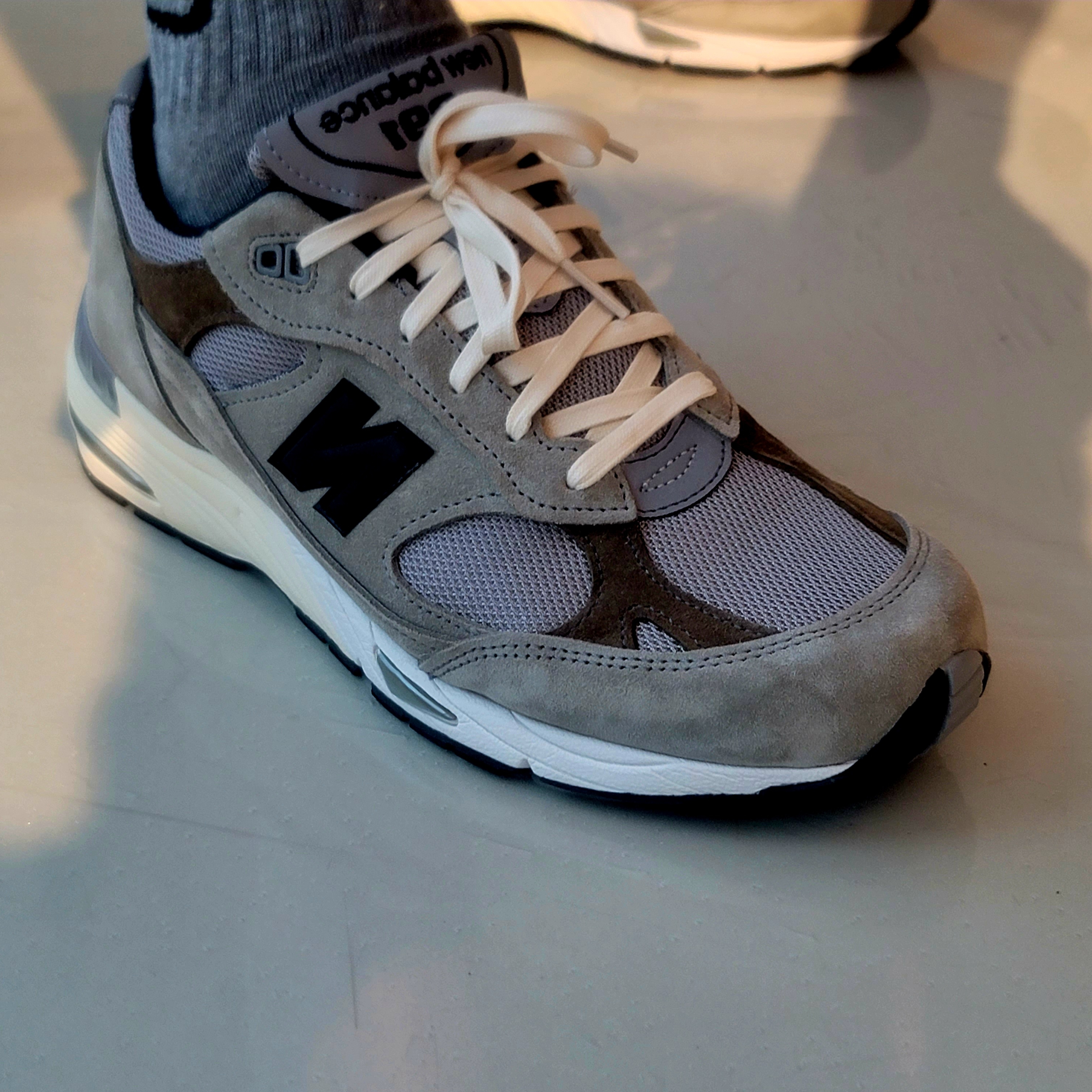 New Balance x JJJJound 991 Made in UK Grey 착용 스타일