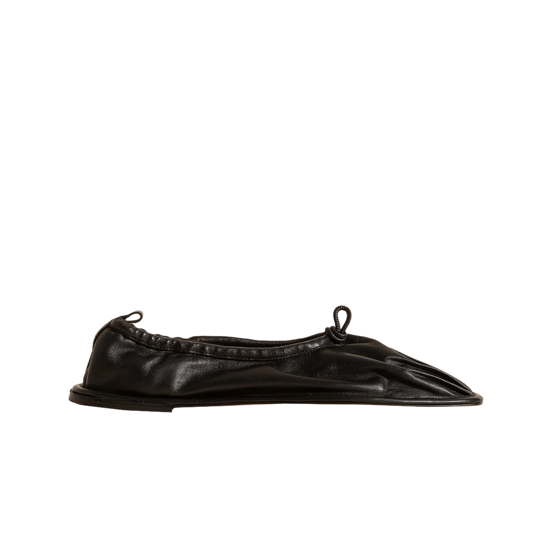 (W) 헤레우 푼테라 플리티드 토 펌프 블랙((W) Hereu Puntera Pleated Toe Pump Black)