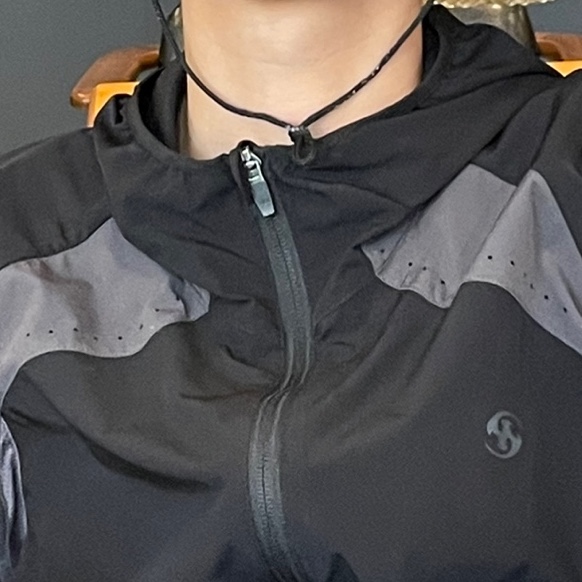 Sansan Gear Running Jacket Black - 23SS 착용 스타일
