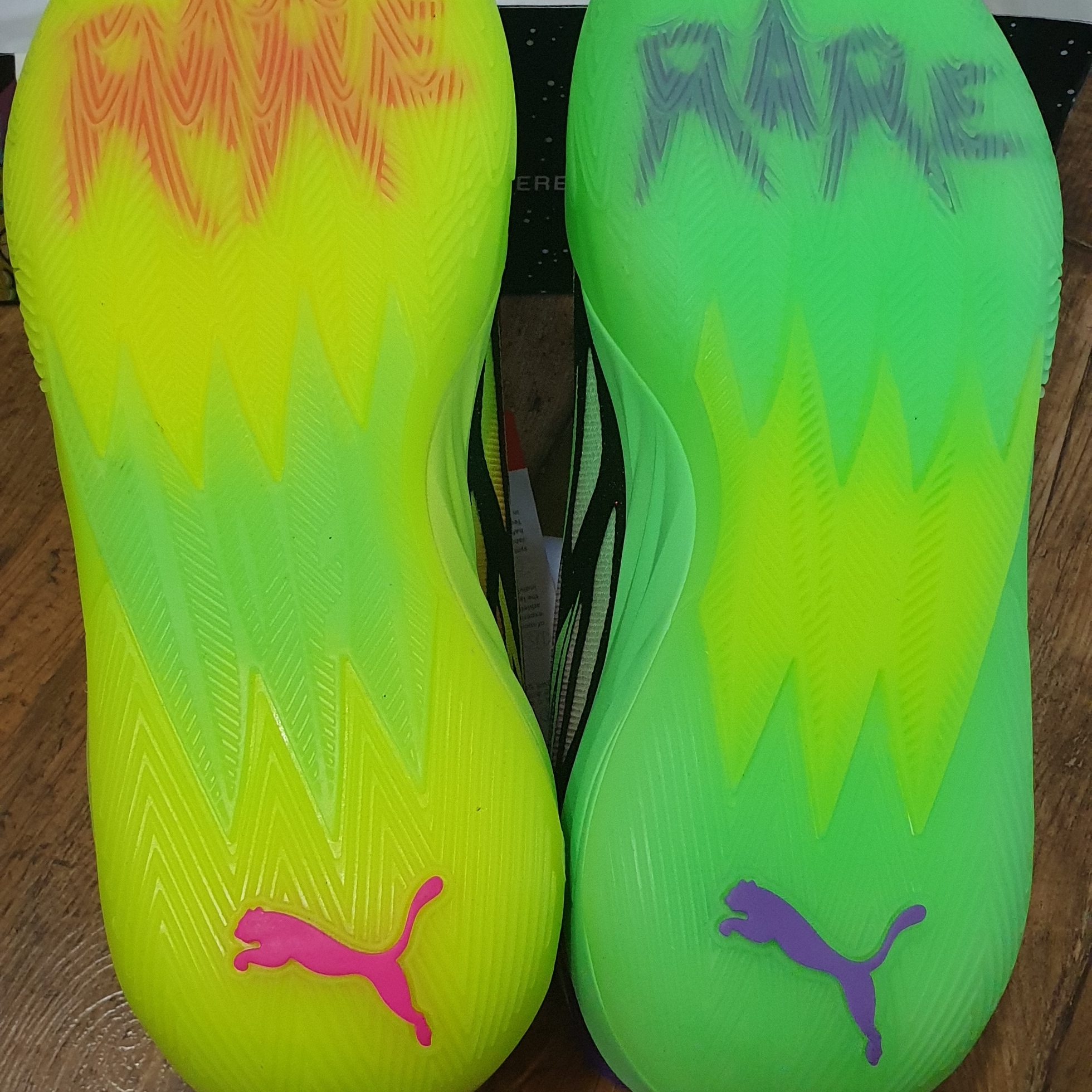 Puma x Rick & Morty MB.02 Lamelo Ball Safety Yellow Elektro Green 착용 스타일 - 2
