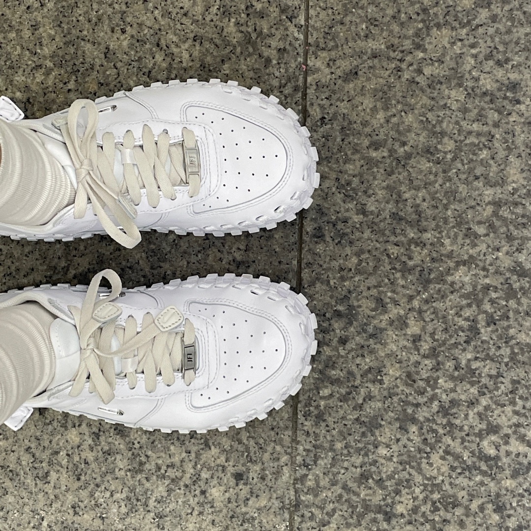 Nike x Jacquemus J Force 1 Low LX SP White 착용 스타일
