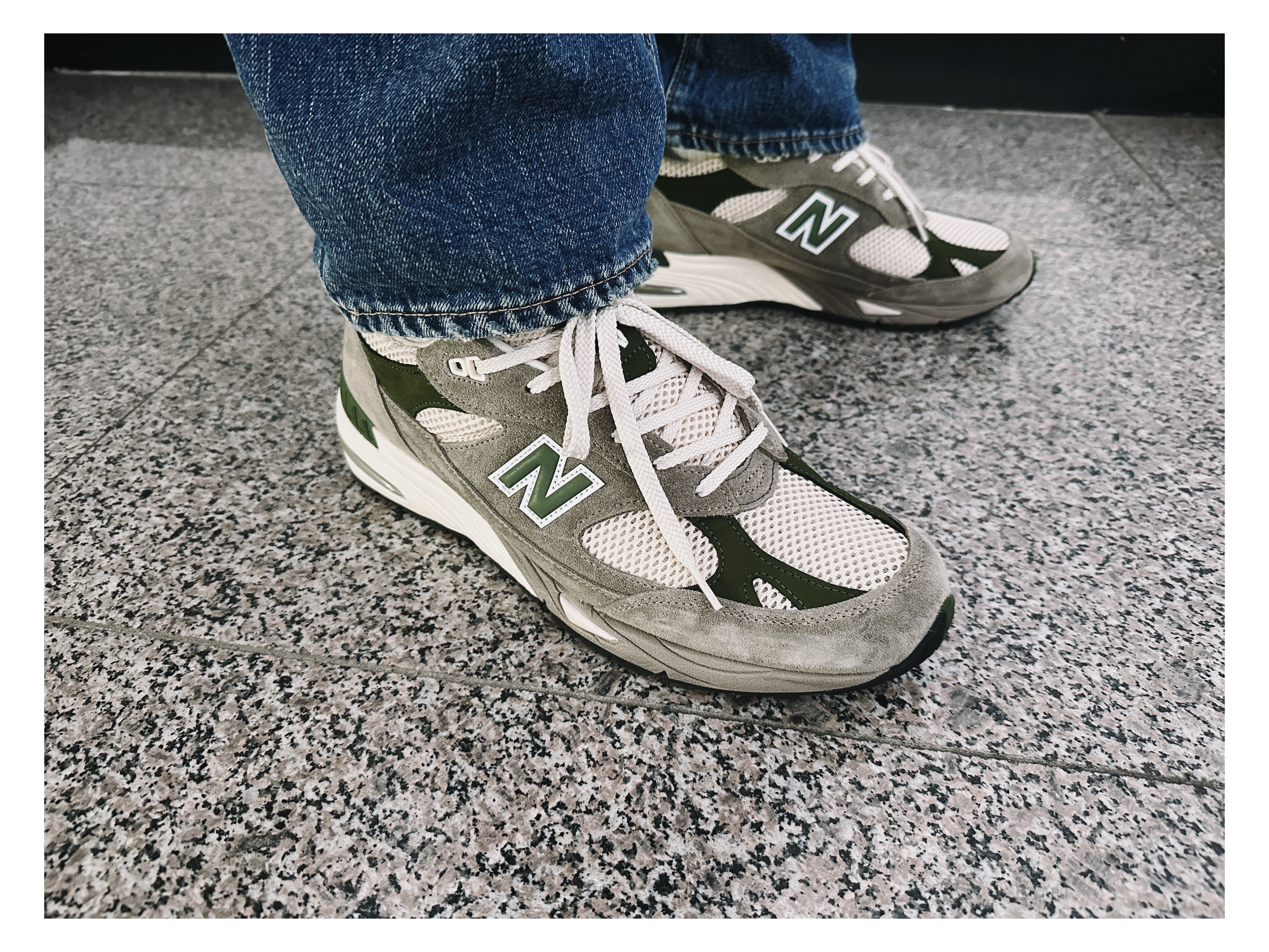 New Balance x Aime Leon Dore 991 Made in UK Grey 착용 스타일