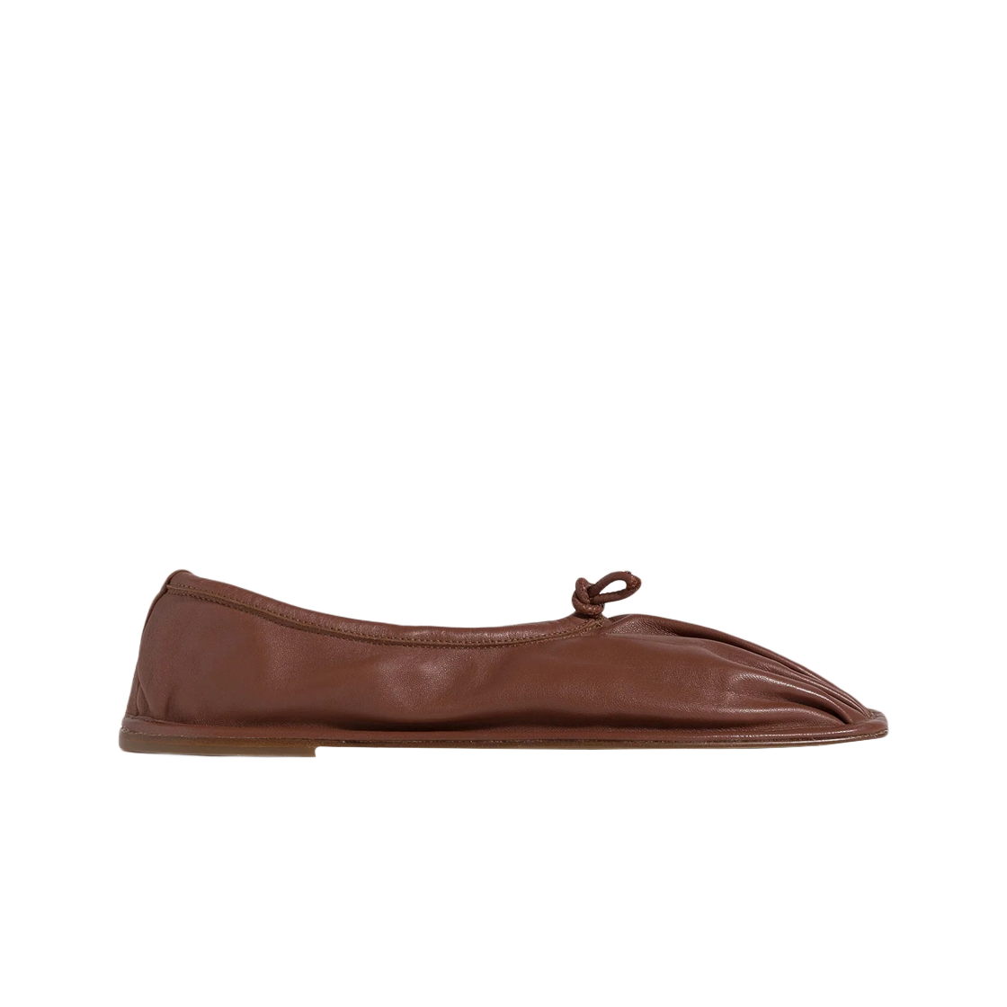 (W) 헤레우 푼테라 플리티드 토 펌프 브라운((W) Hereu Puntera Pleated Toe Pump Brown)