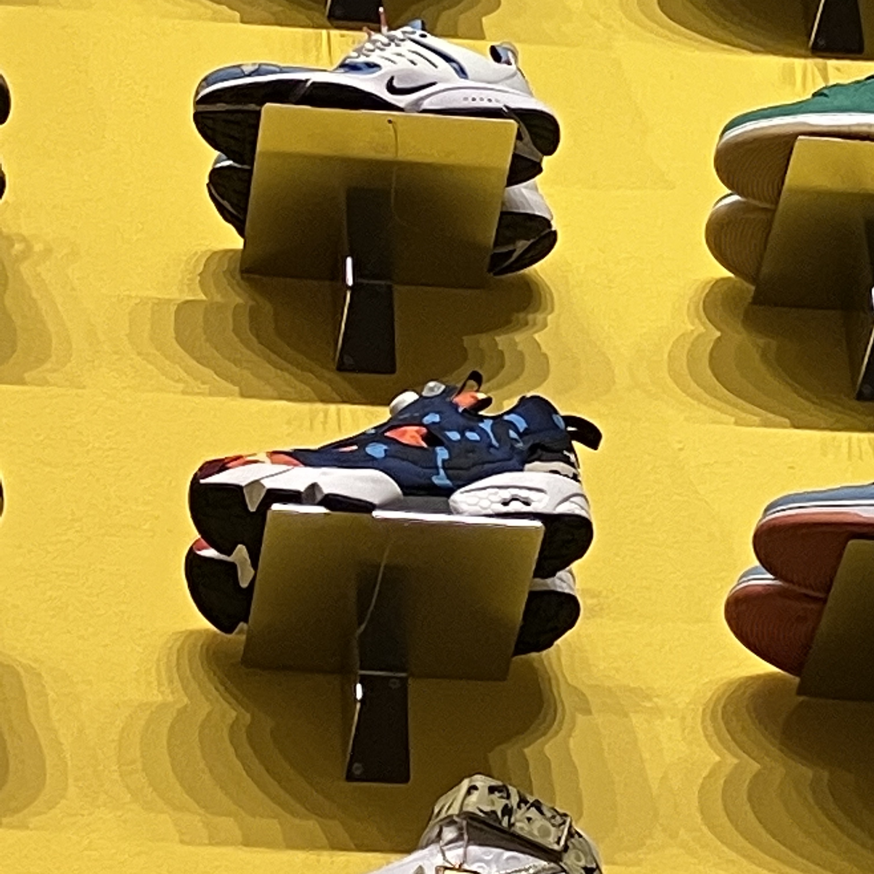 Reebok x BAPE Instapump Fury OG Multi Camo 착용 스타일