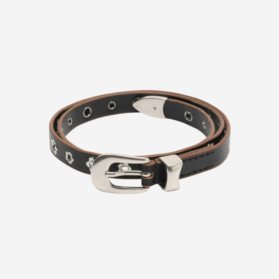 OUR LEGACY BELT 2 CM BLACK LEATHER 80 ベルト