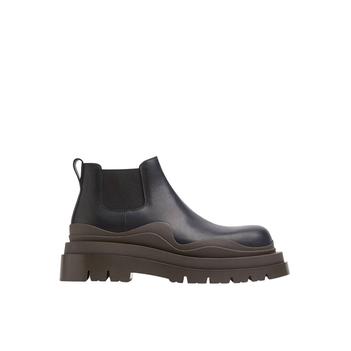 보테가 베네타 타이어 앵클 첼시 부츠 블랙 캠핑(Bottega Veneta Tire Ankle Chelsea Boot Black Camping)