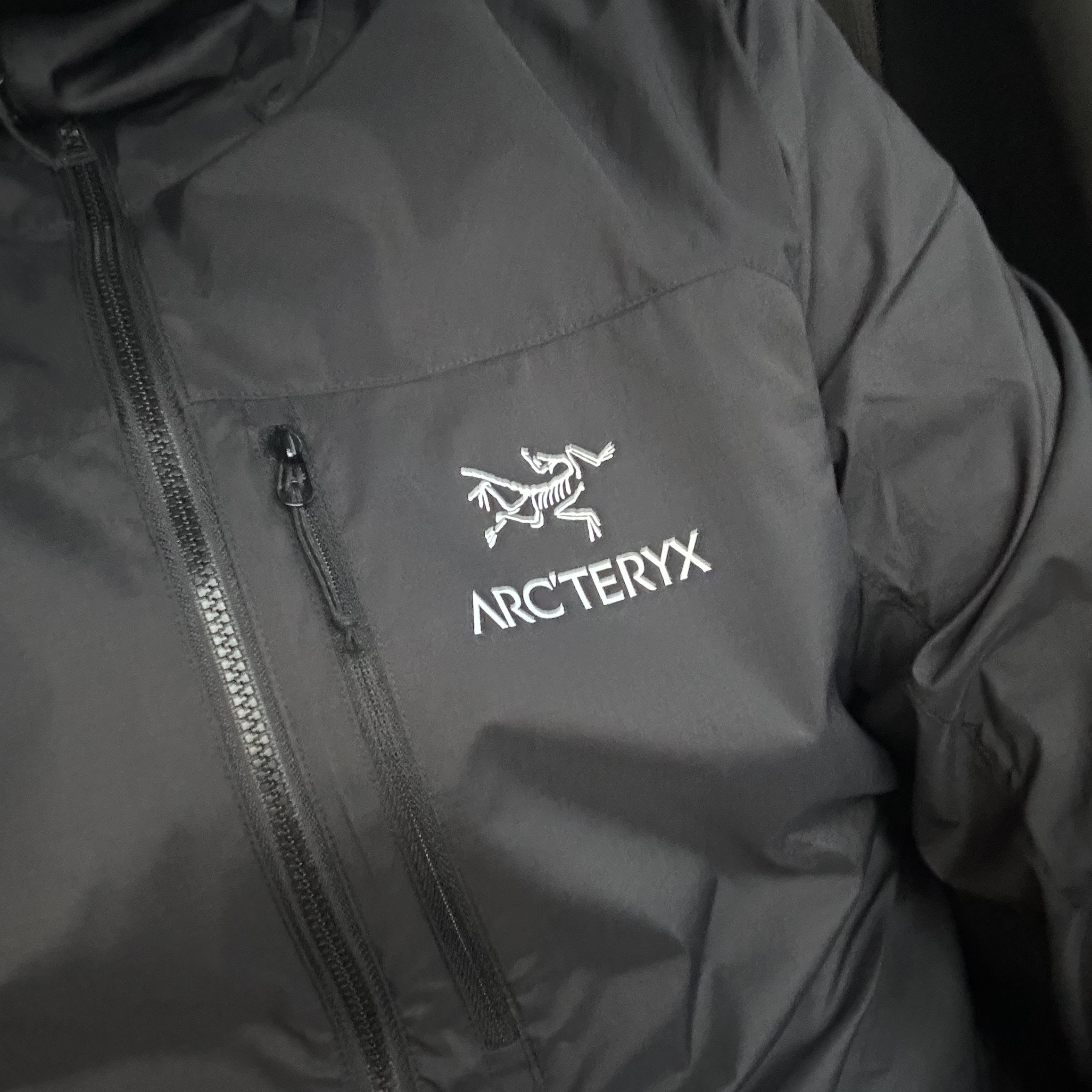 Arc'teryx Squamish Hoody Black 착용 스타일