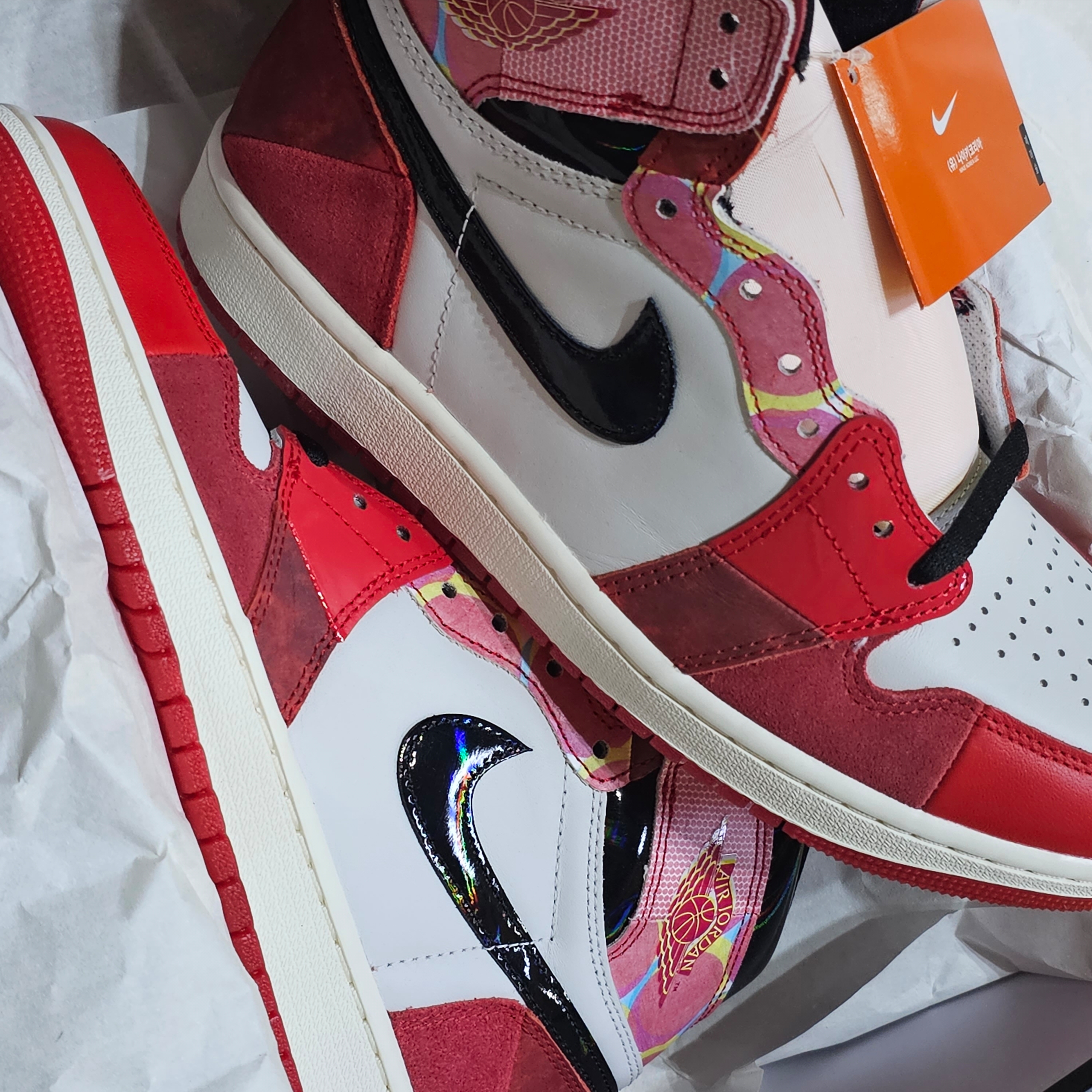 Jordan 1 Retro High Spider-Man Next Chapter 착용 스타일