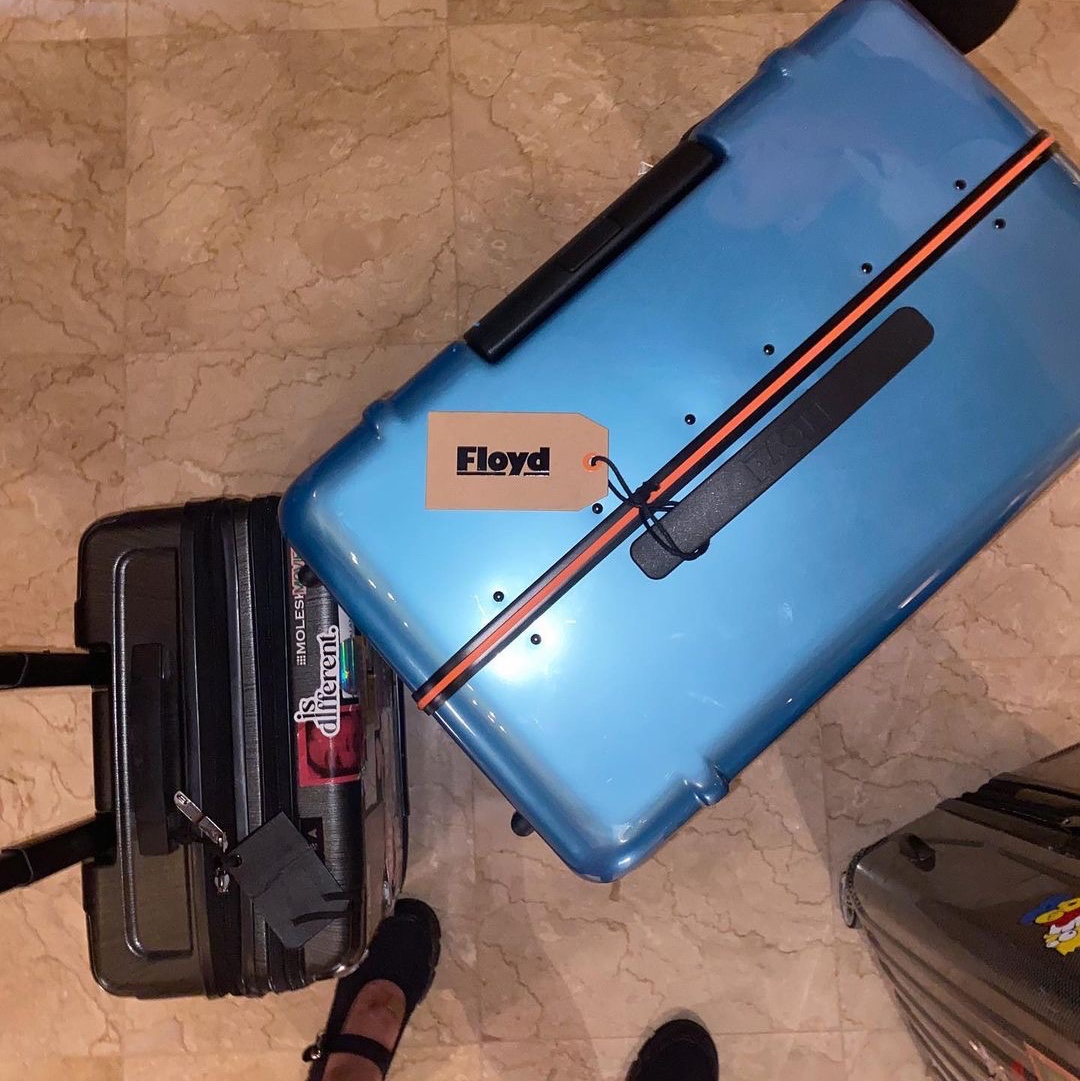 Floyd Trunk Pacific Blue 착용 스타일