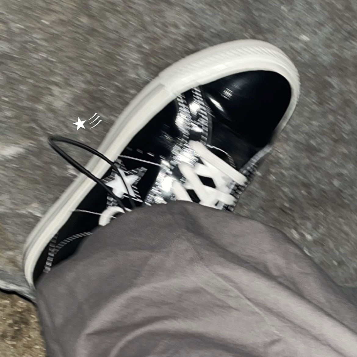 Converse One Star Ox Black 착용 스타일